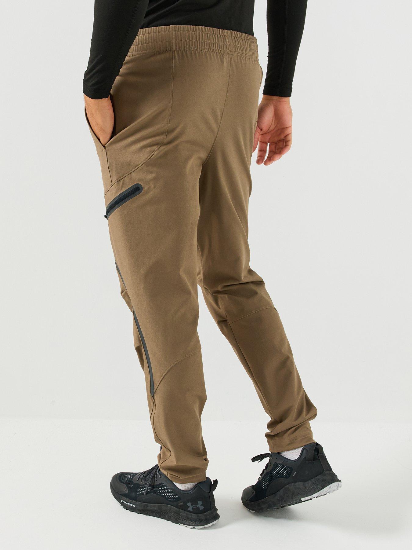 Image 2 of 6 of UNDER ARMOUR Mens Unstoppable 4-Way Stretch Water-Repellent Cargo Pants - Beige