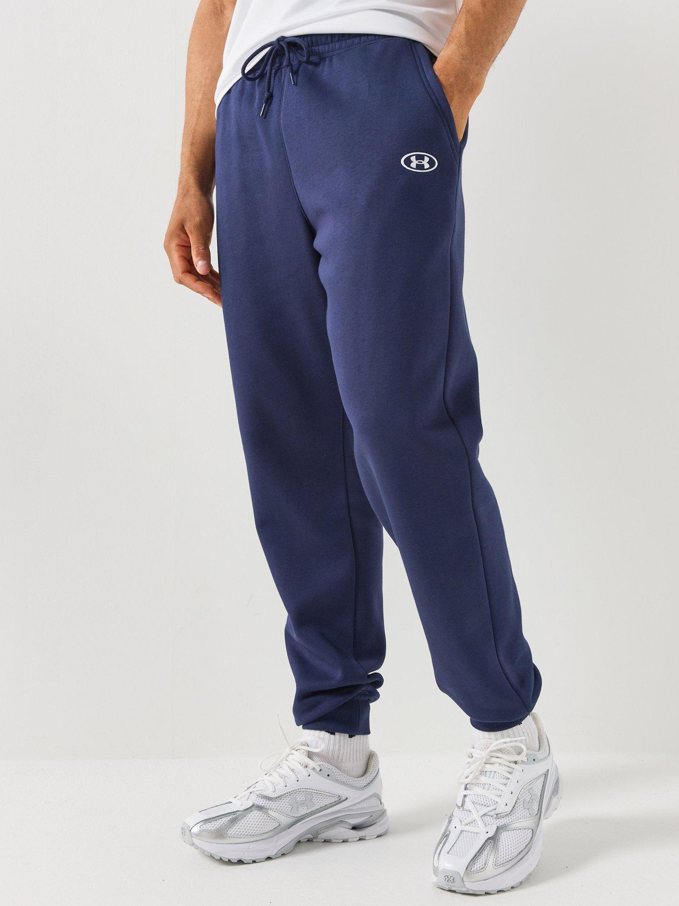 UNDER ARMOUR Men's Training Rival Fleece Joggers, Navy, Size Xl, Men