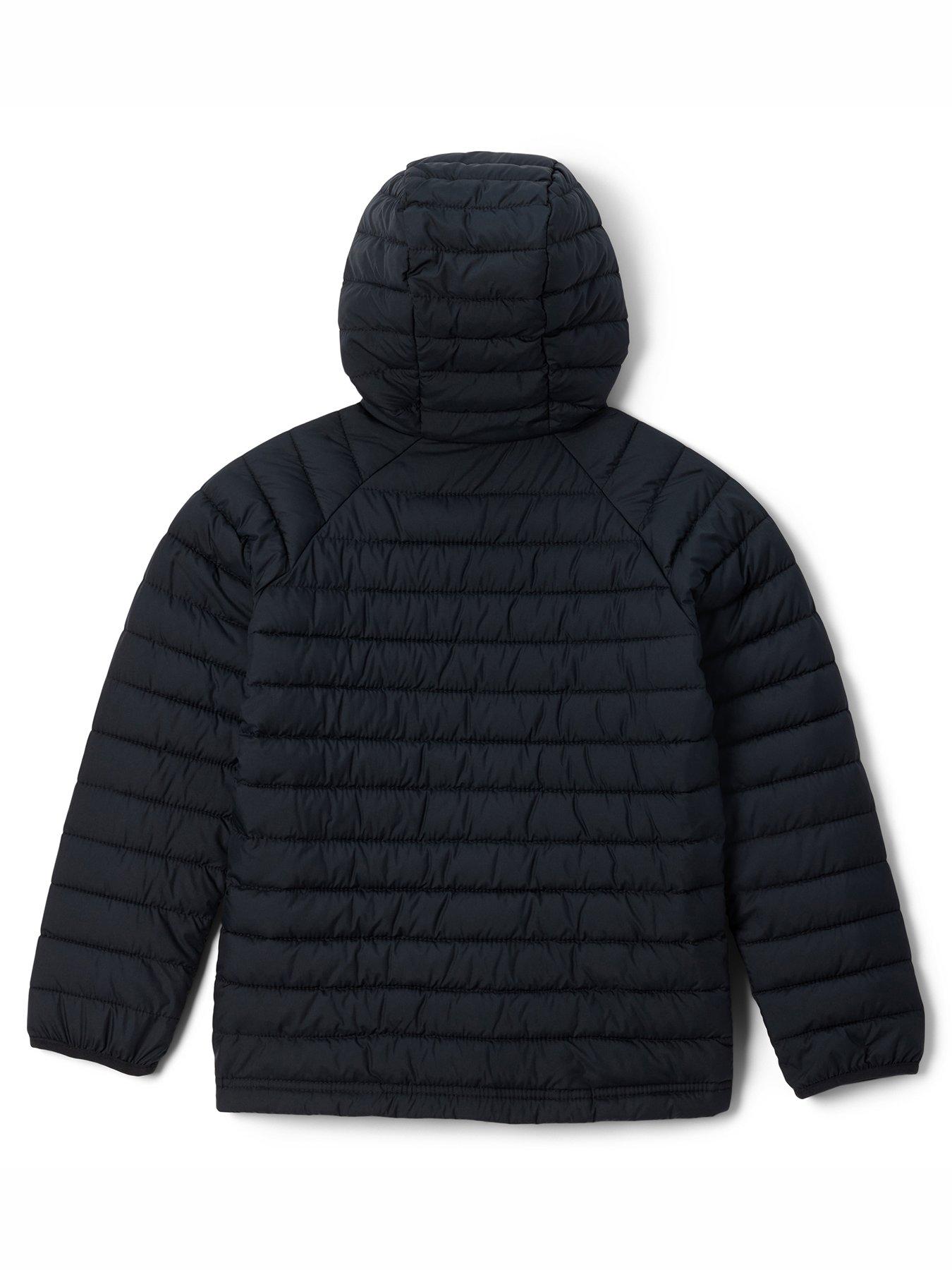 Image 2 of 3 of Columbia Junior Girls Powder Lite II Hooded Padded Jacket - Black