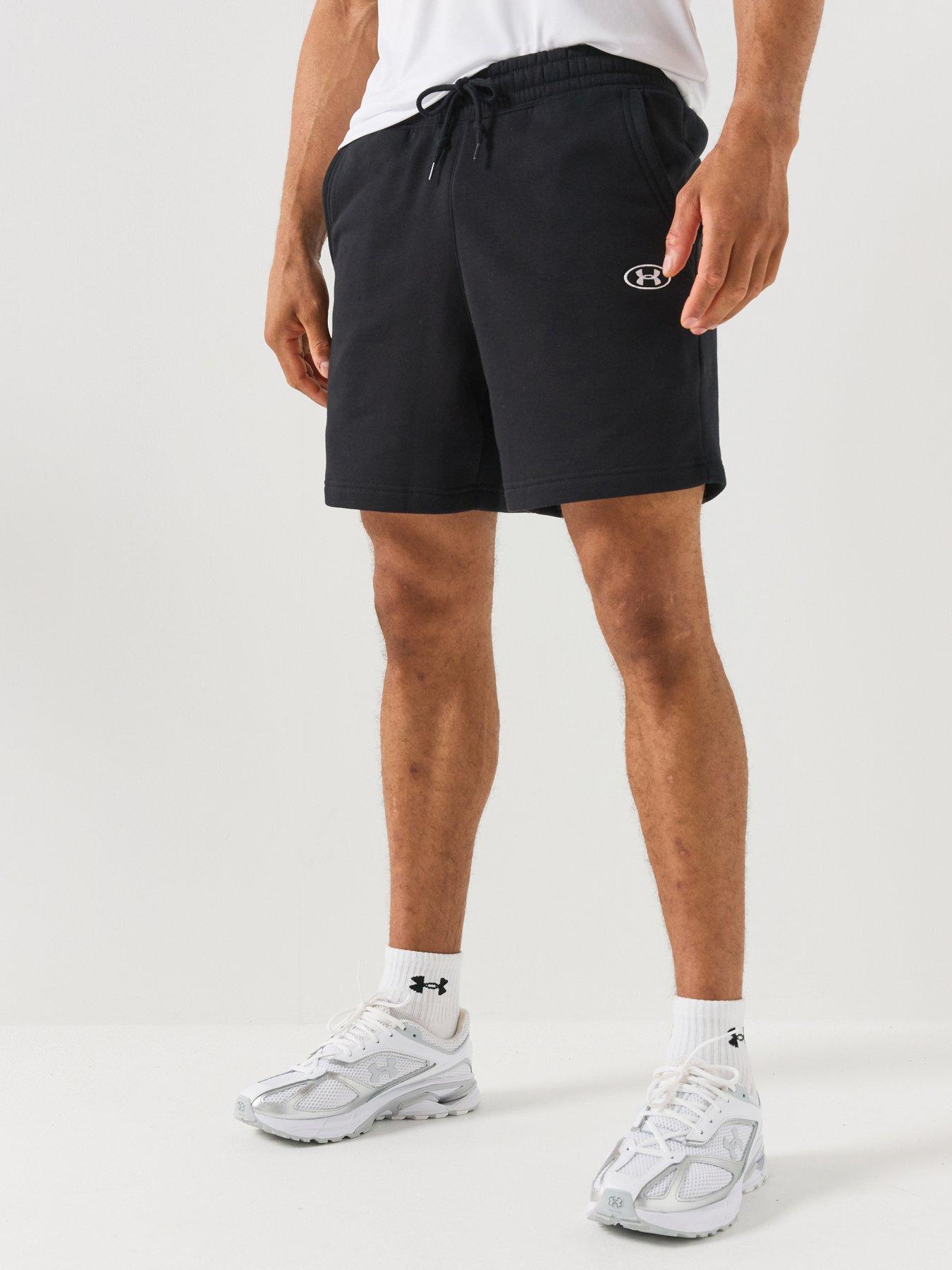 Image 1 of 6 of UNDER ARMOUR Men's Training Rival 10" Fleece Shorts - Black