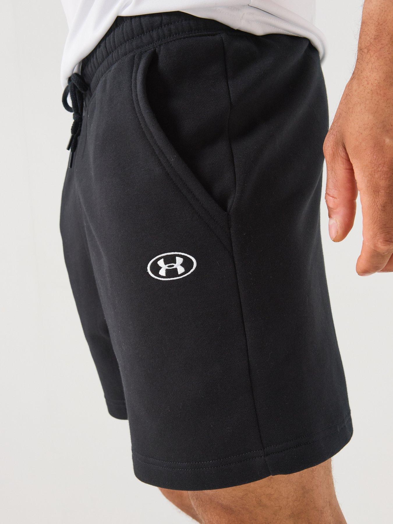 Image 5 of 6 of UNDER ARMOUR Men's Training Rival 10" Fleece Shorts - Black