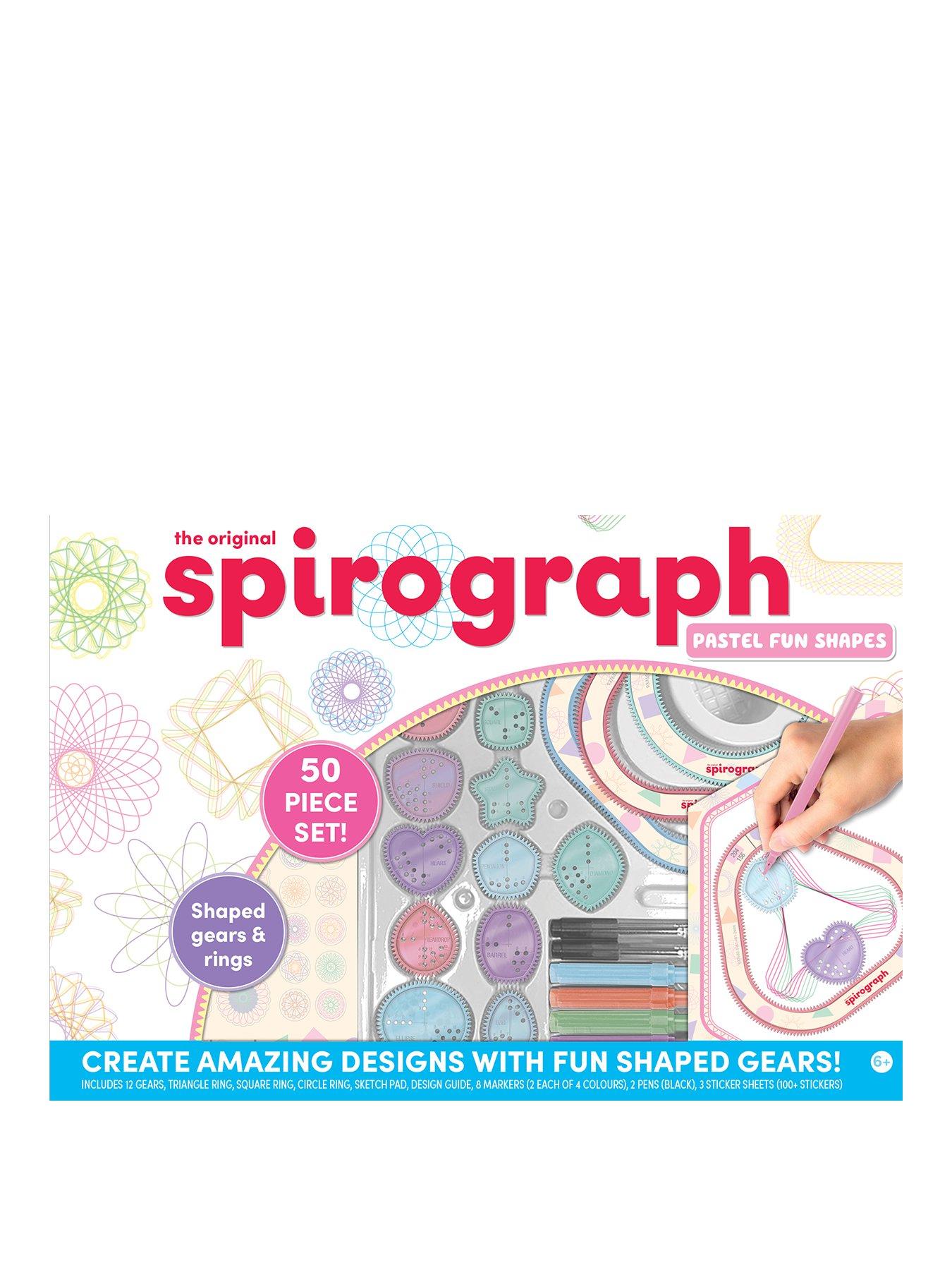 Image 1 of 3 of Spirograph Pastel Fun Shapes