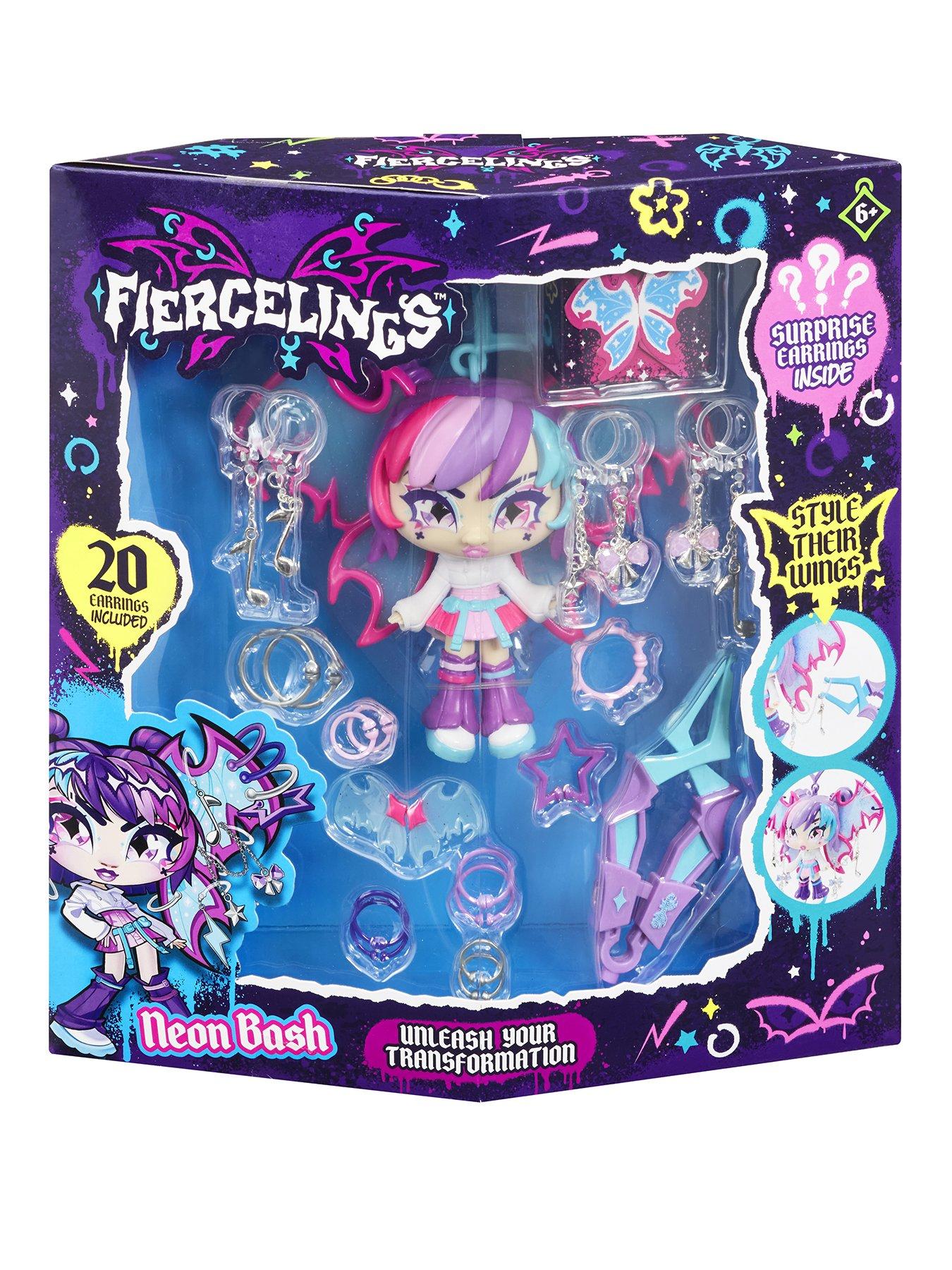Image 1 of 3 of Fiercelings Deluxe Keychain - Neon Bash (12L)