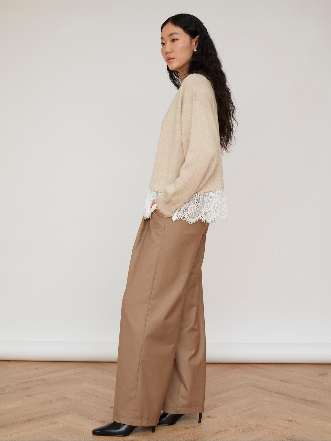 Image 3 of 5 of Jovonna London Vida Trousers - Brown