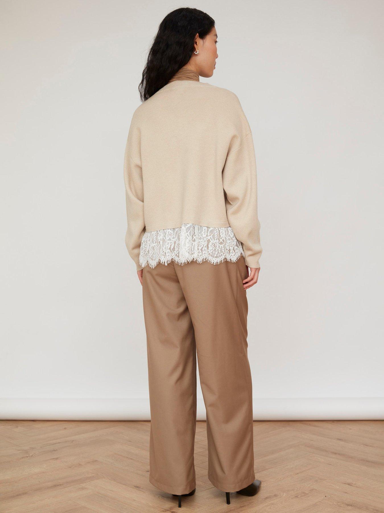 Image 4 of 5 of Jovonna London Vida Trousers - Brown