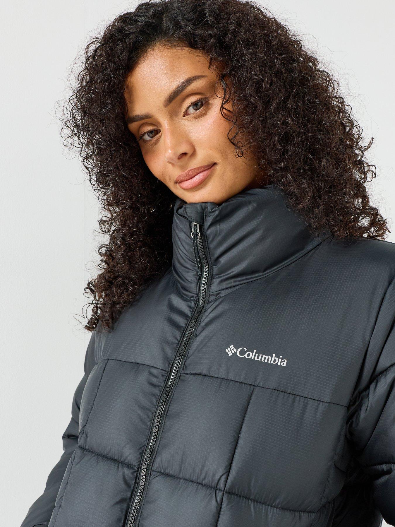 Image 4 of 6 of Columbia Womens Puffect III Omni-Heat Padded Jacket - Black