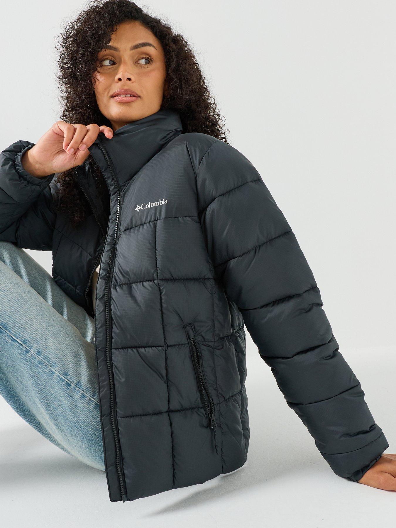 Image 5 of 6 of Columbia Womens Puffect III Omni-Heat Padded Jacket - Black