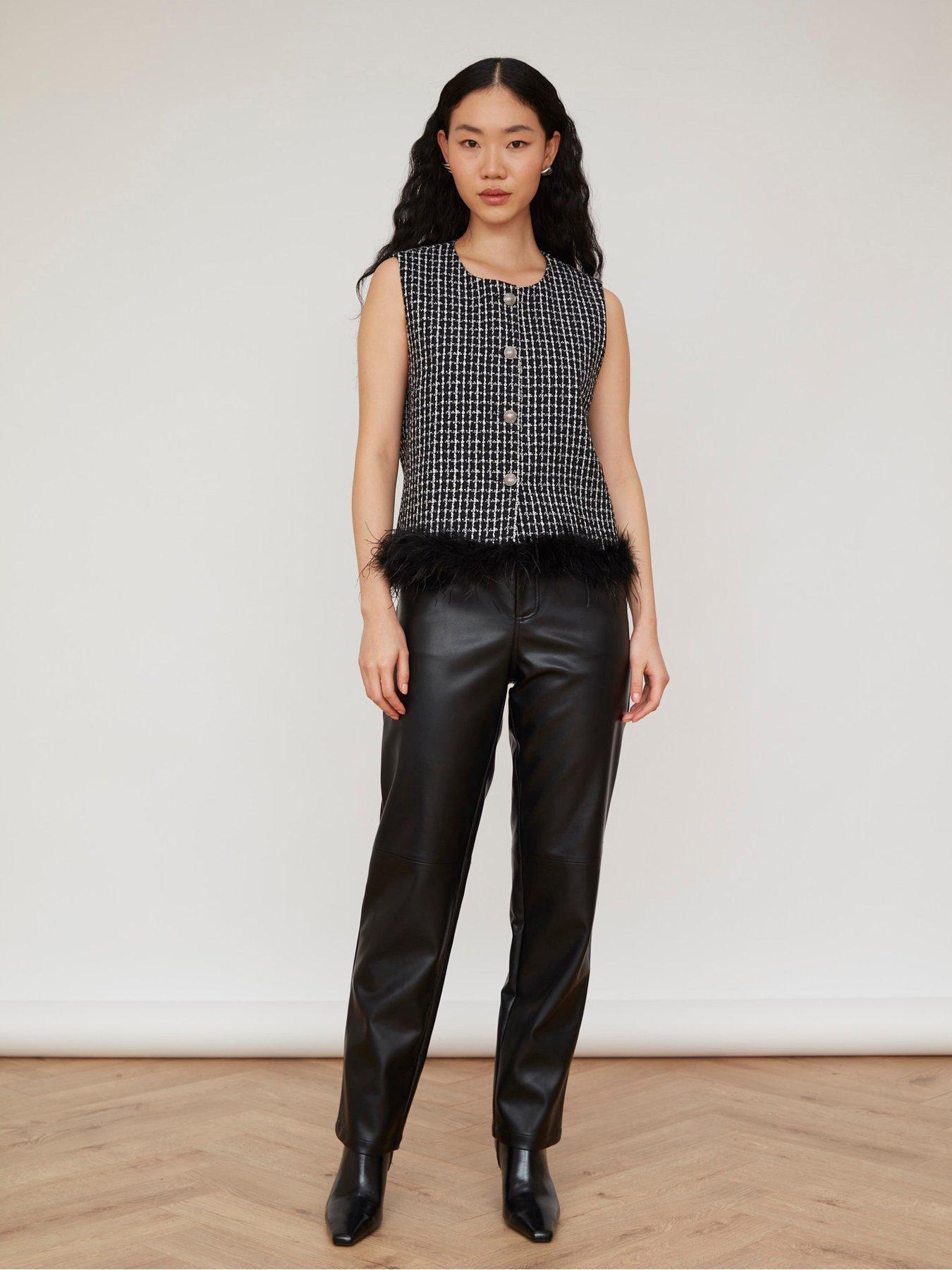 Jovonna London Daphne Vest - Black
