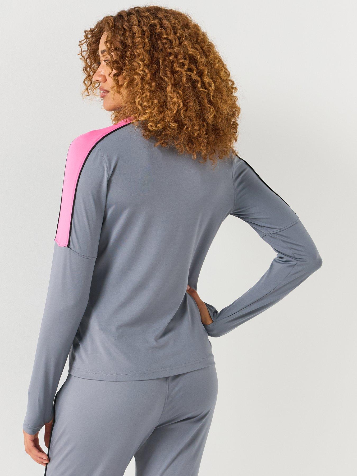 Image 2 of 6 of UNDER ARMOUR Womens Challenger 1/4 Zip Top - Titan Gray / Pink Frenzy / Black