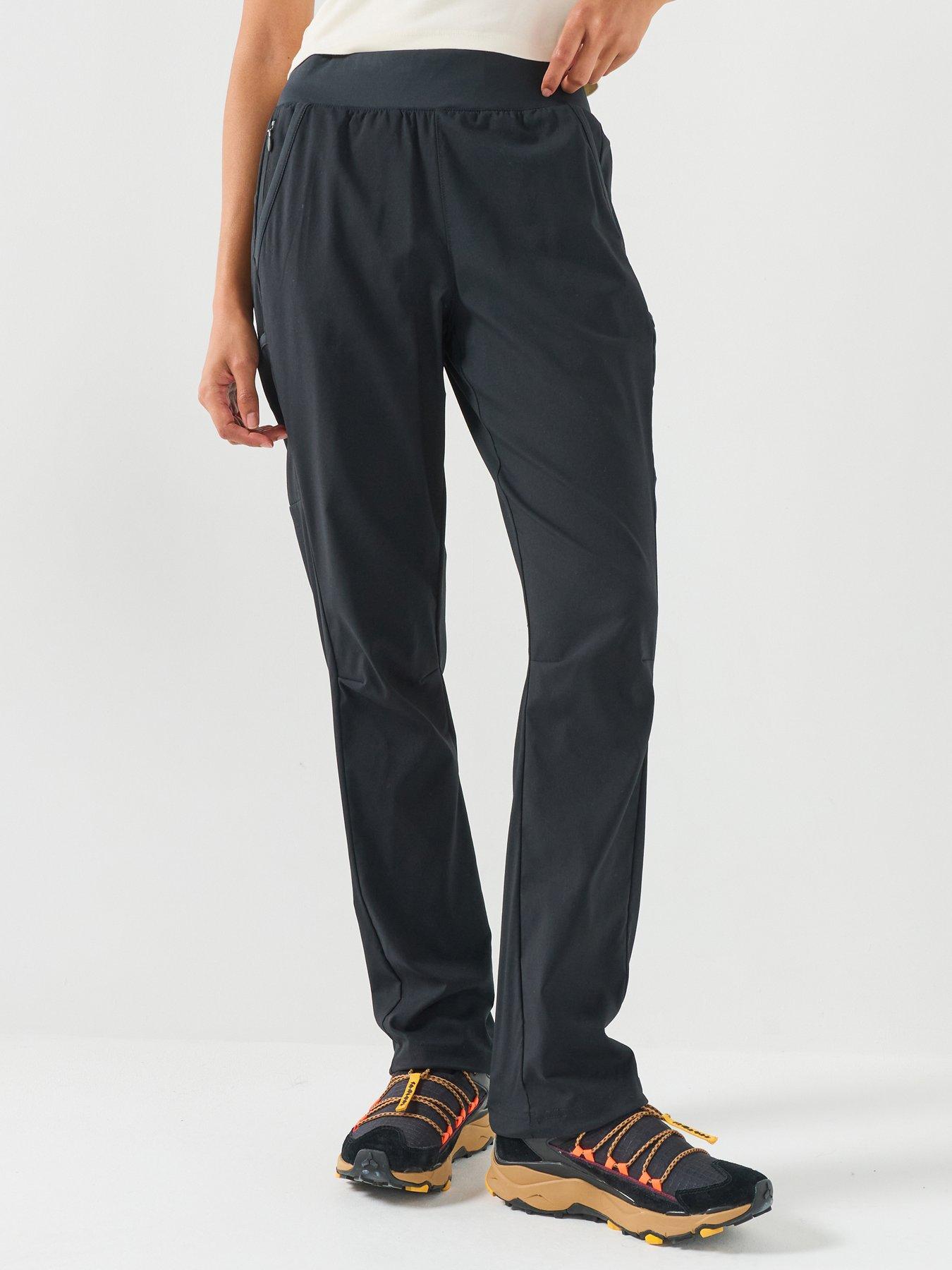 Image 1 of 6 of Columbia Womens Leslie Falls Pull-On Trousers - Black