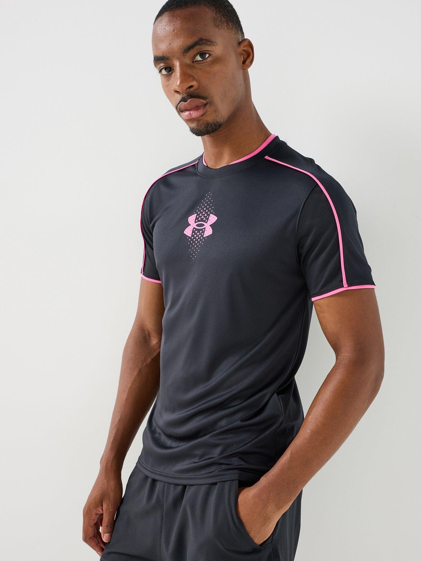 UNDER ARMOUR Mens Challenger Novelty Short Sleeve T-Shirt - Black