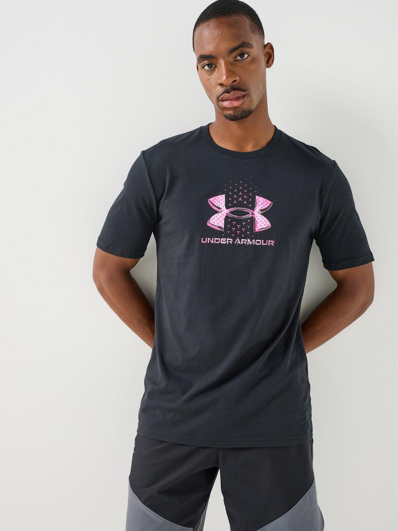 UNDER ARMOUR Mens Challenger Graphic T-Shirt - Black