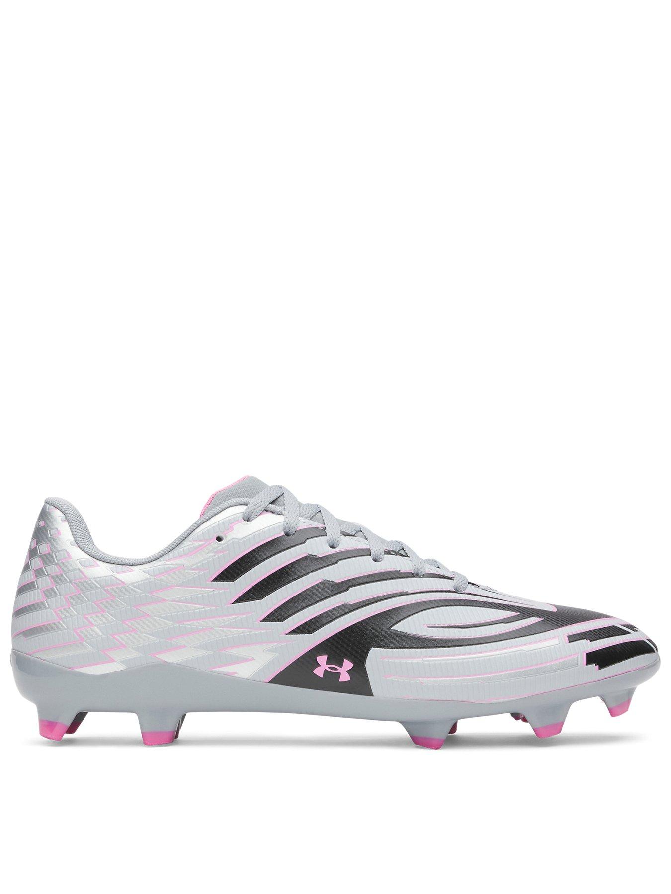 UNDER ARMOUR Mens Shadow Select 4 Firm Ground Football Boot - Grey
