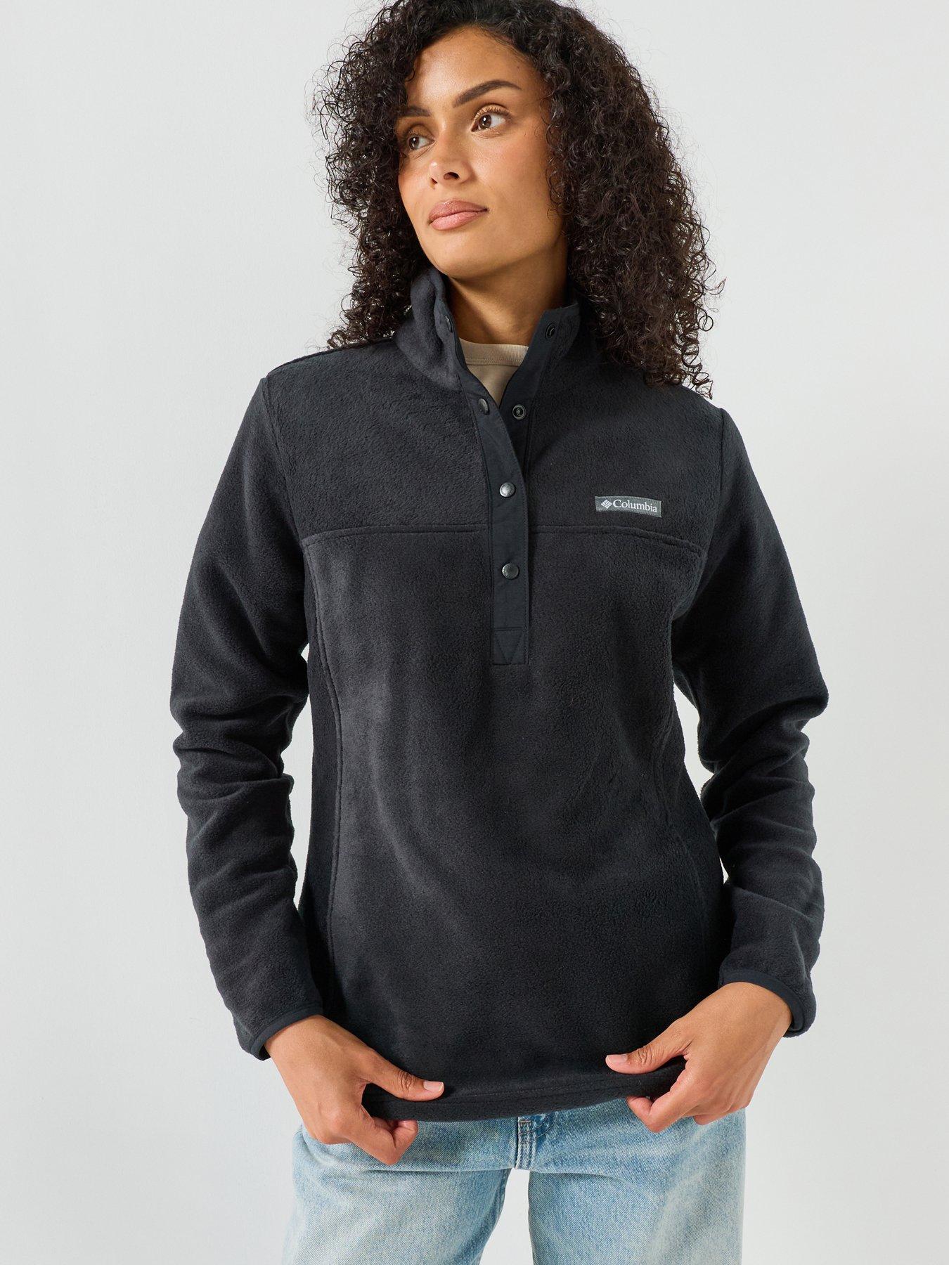 Image 1 of 5 of Columbia Womens Benton Springs 1/2 Snap II Fleece - Black