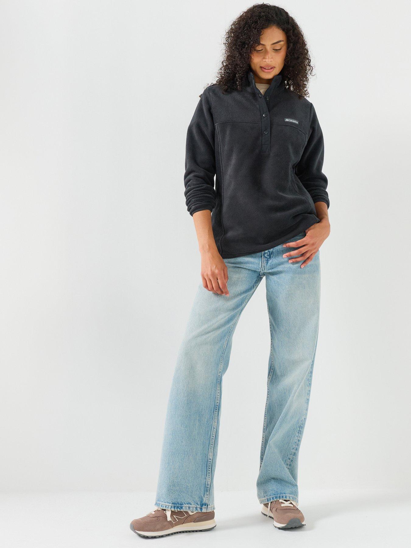 Image 3 of 5 of Columbia Womens Benton Springs 1/2 Snap II Fleece - Black