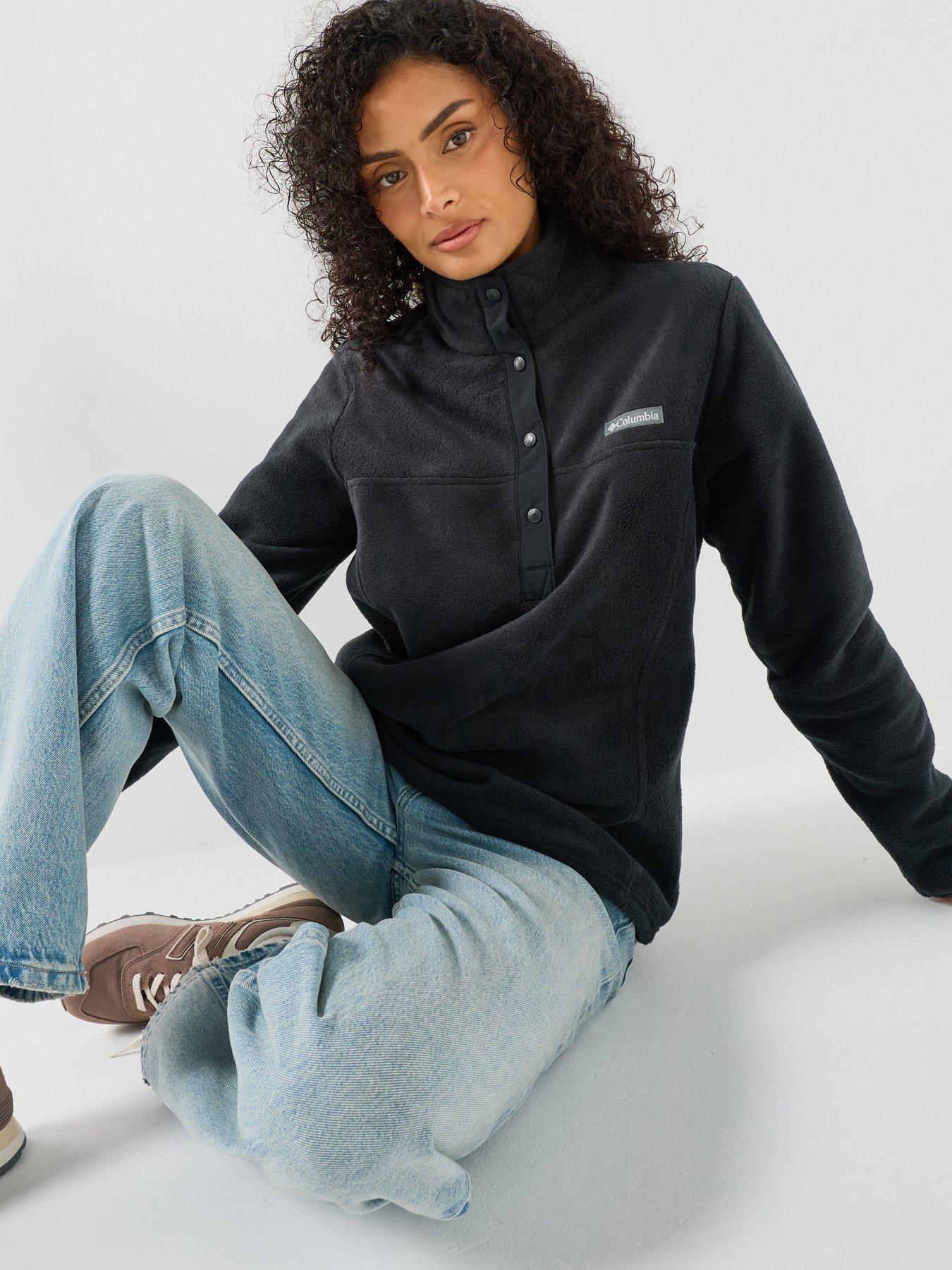 Image 5 of 5 of Columbia Womens Benton Springs 1/2 Snap II Fleece - Black