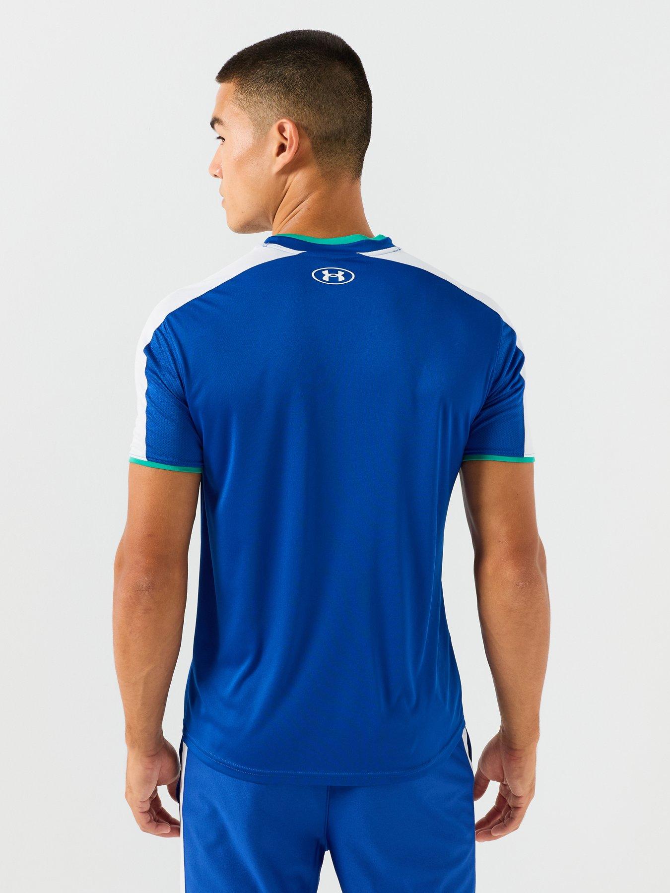 Image 2 of 6 of UNDER ARMOUR Mens Challenger Train Short Sleeve T-shirt - Blue