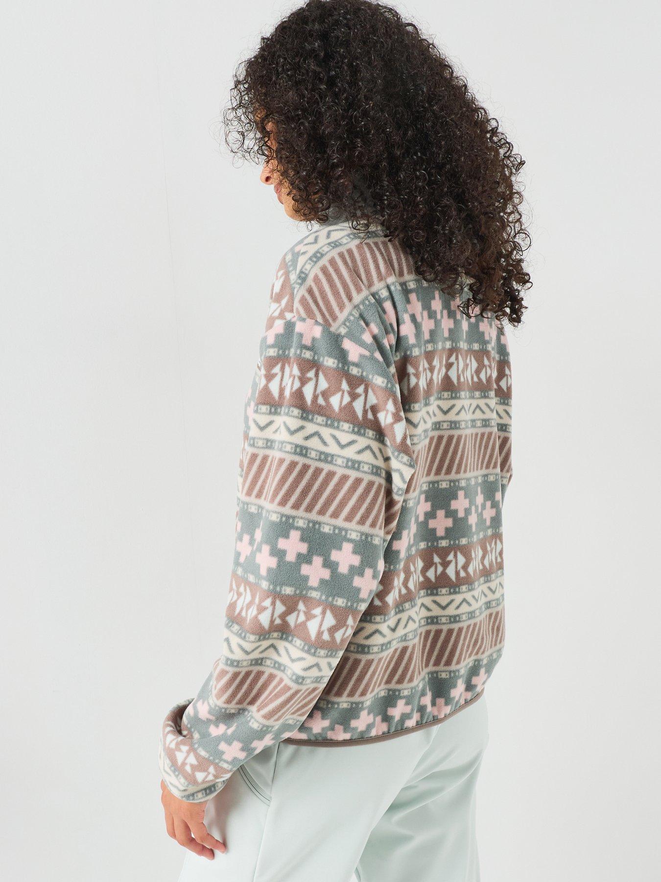 Image 2 of 6 of Columbia Columbia Womens Sequoia Grove II Printed Half Zip Fleece - Green