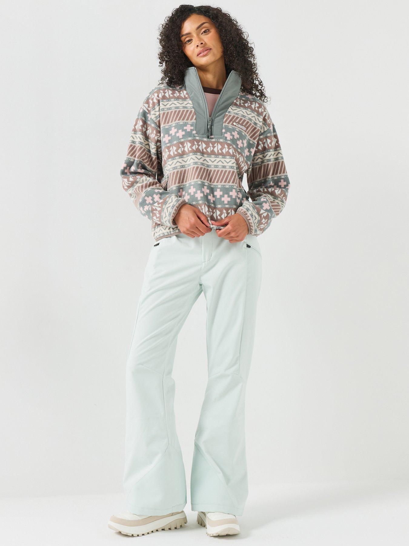 Image 3 of 6 of Columbia Columbia Womens Sequoia Grove II Printed Half Zip Fleece - Green