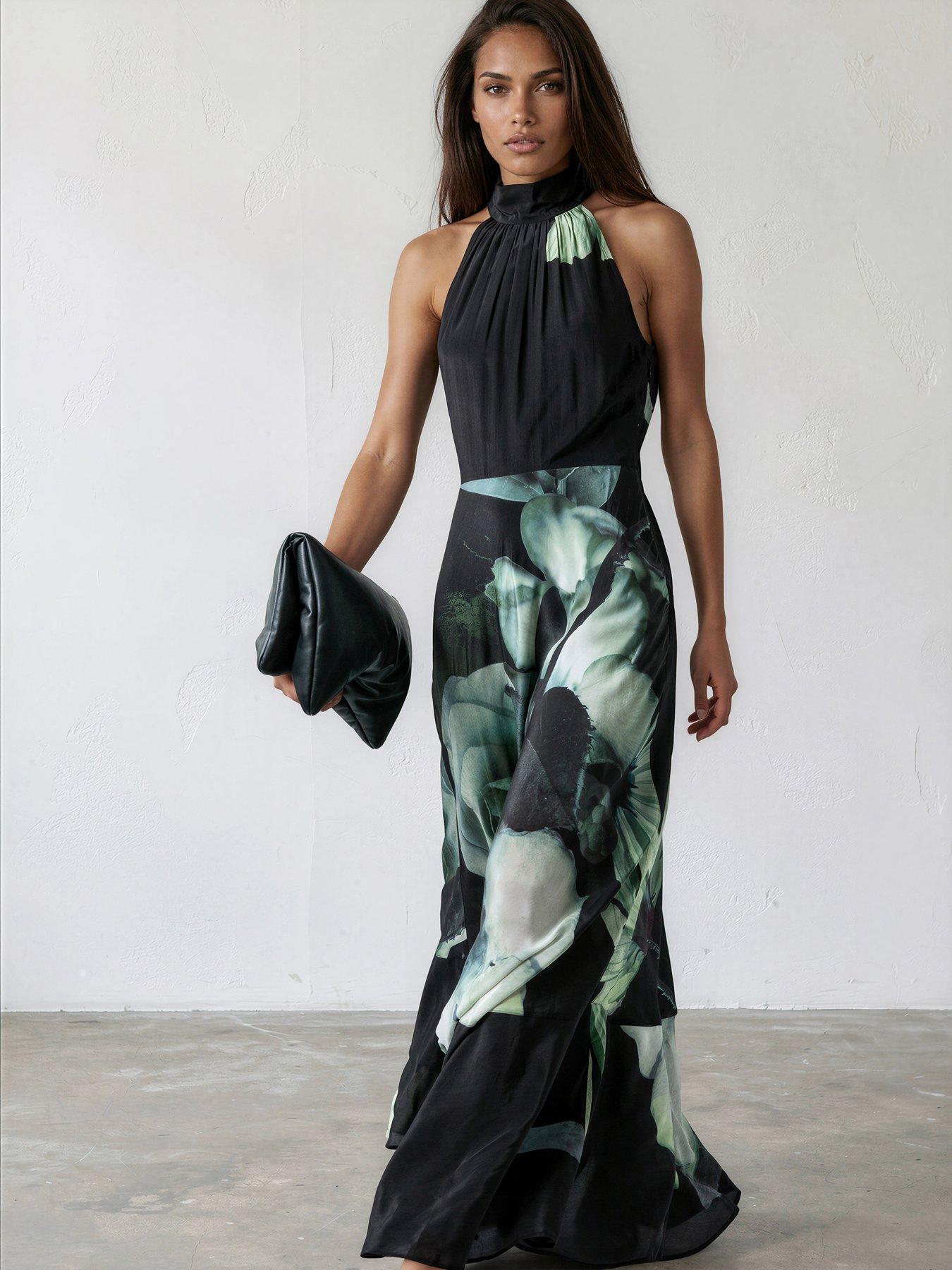Religion Floral Print Valeria Maxi Dress - Green