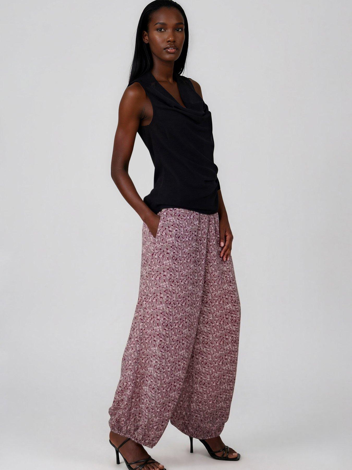 Religion Dot Blend Print Ashes Pink Balloon Helena Trousers
