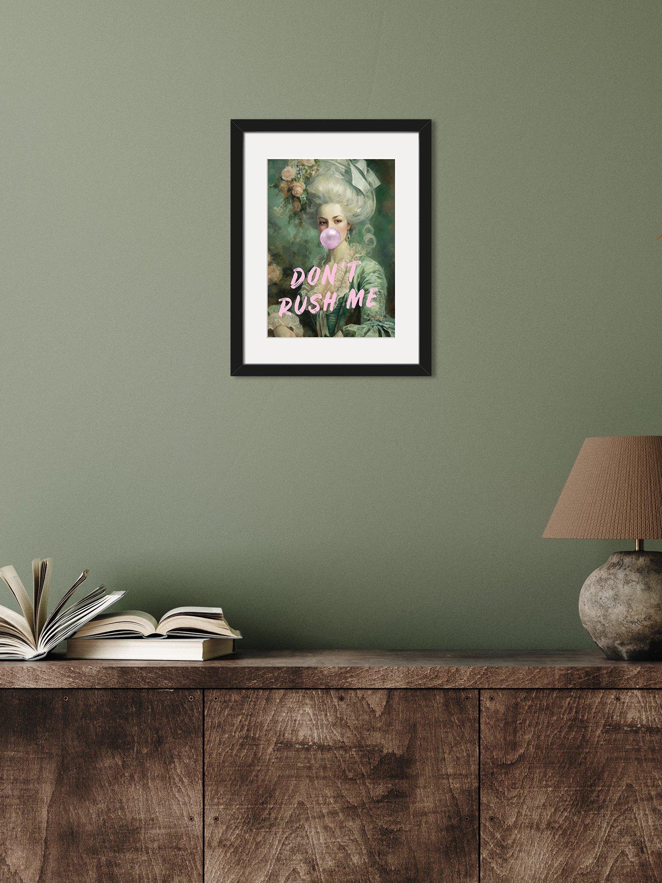 Don'T Rush Me Framed Art 30X40Cms