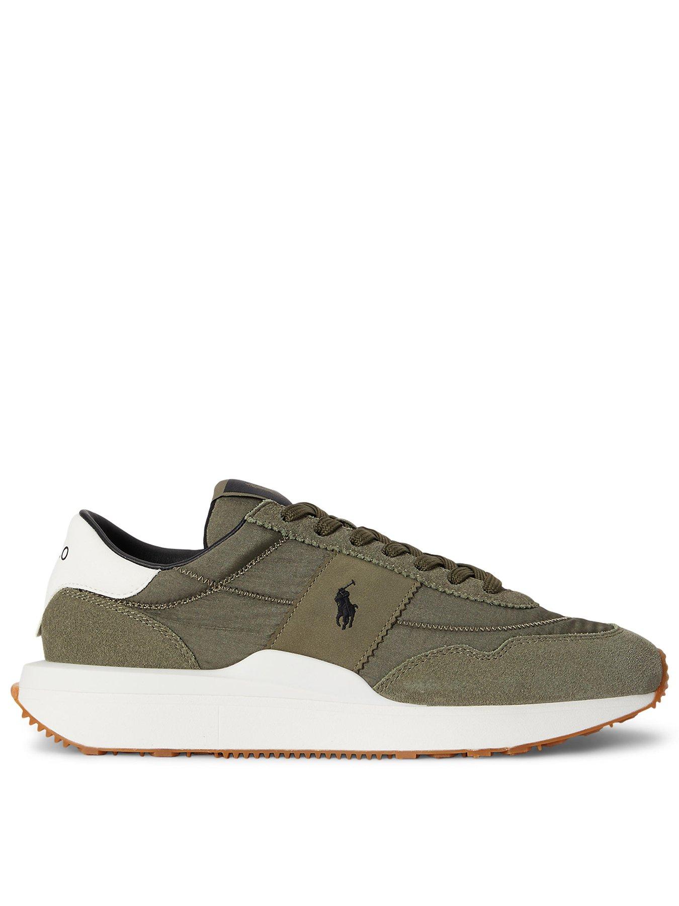 Image 1 of 5 of Polo Ralph Lauren Polo Ralph Lauren Train 89 Trainers - Khaki