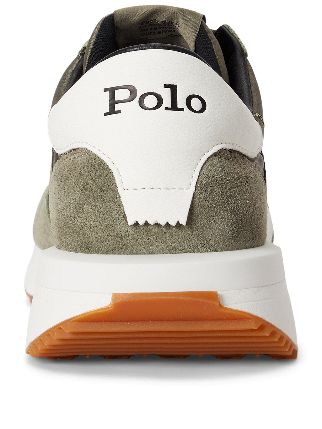 Image 3 of 5 of Polo Ralph Lauren Polo Ralph Lauren Train 89 Trainers - Khaki