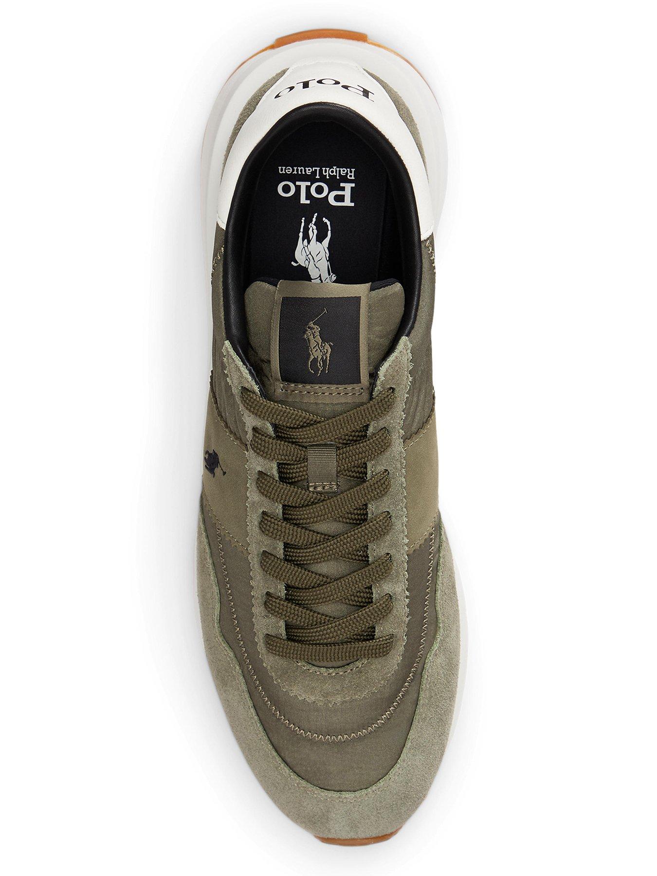 Image 4 of 5 of Polo Ralph Lauren Polo Ralph Lauren Train 89 Trainers - Khaki