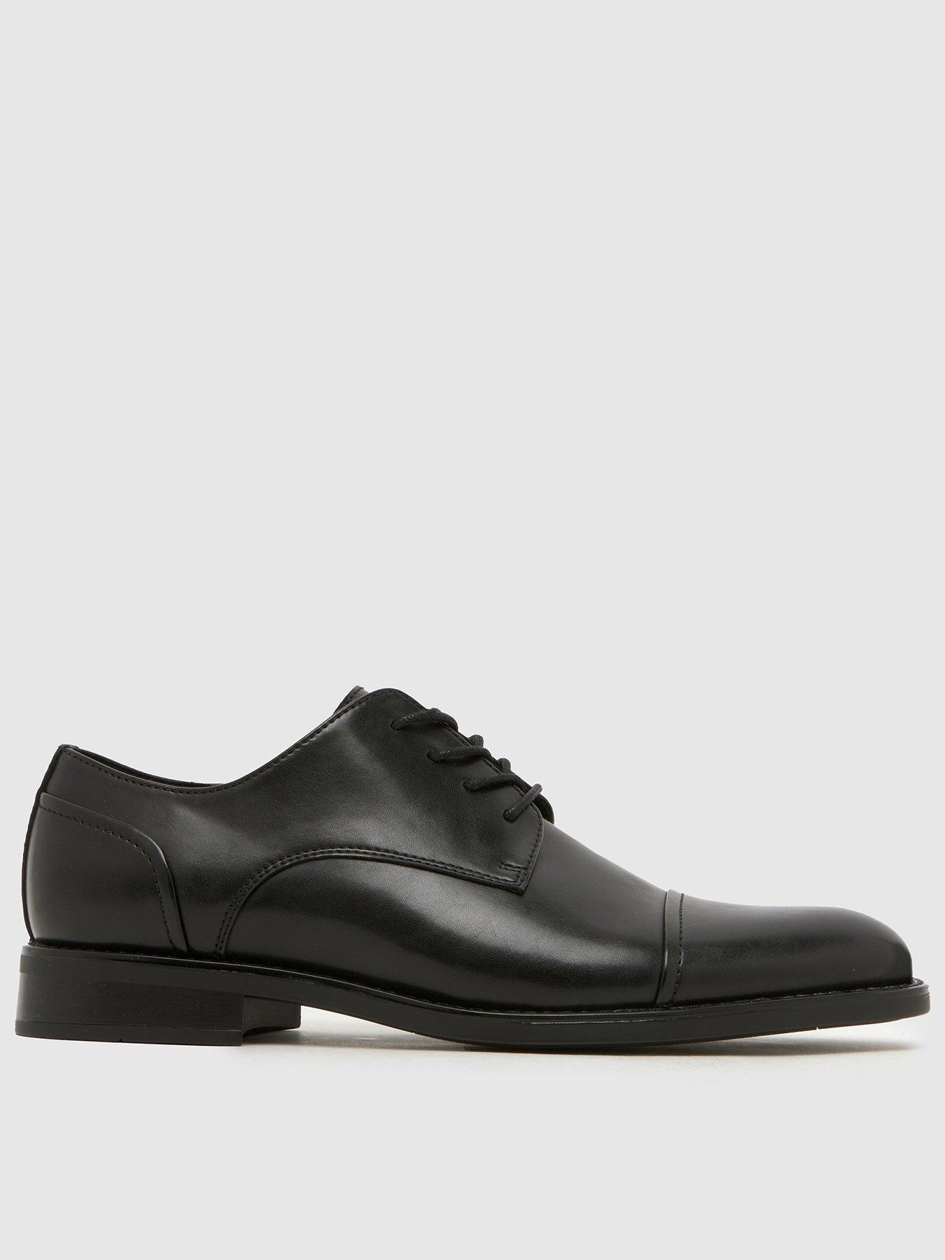Image 1 of 4 of Schuh Rocket Toe Cap Lace Up Derby Shoe - Black