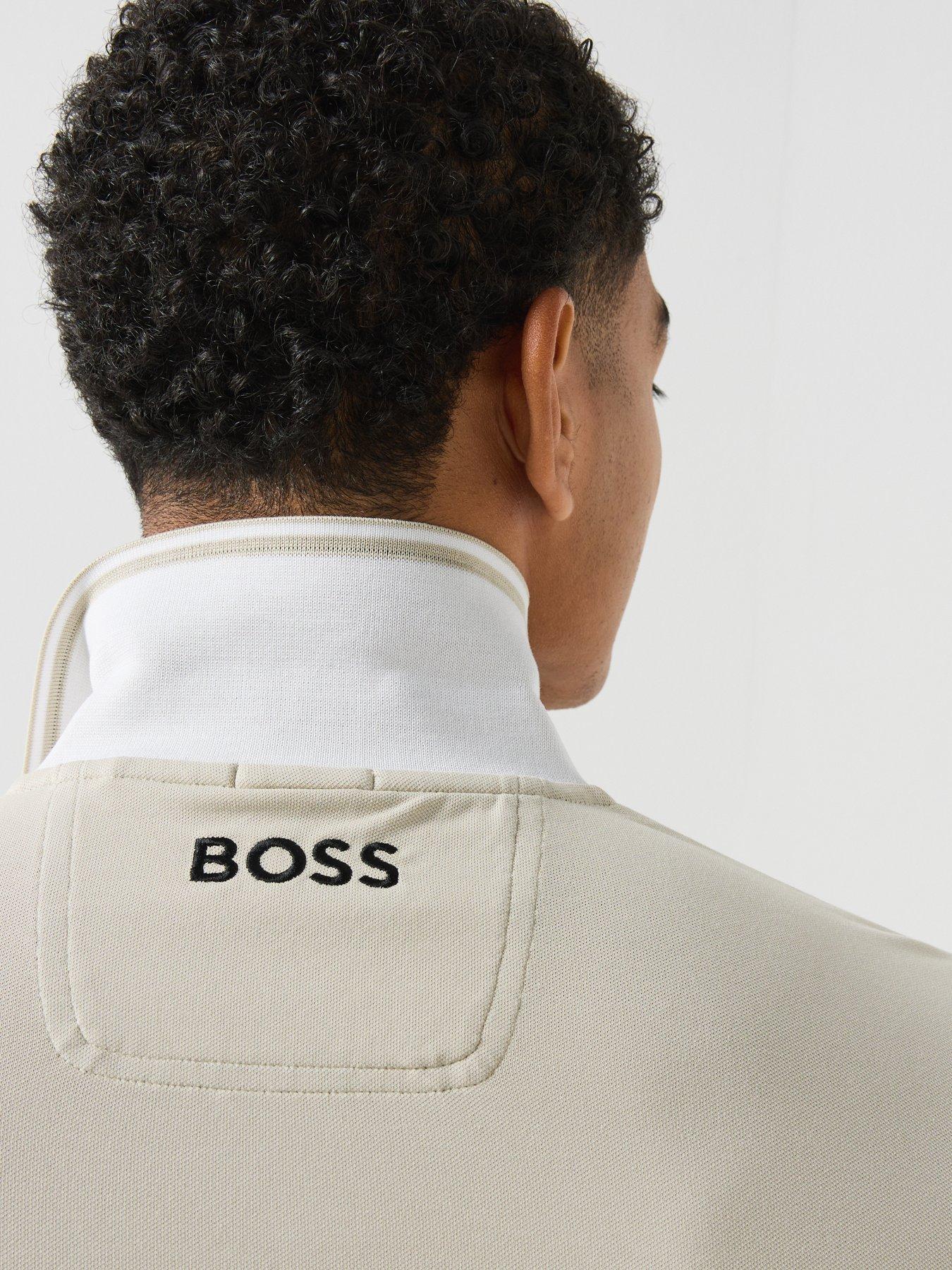 Image 5 of 6 of BOSS Mens Golf Paddy Pro Polo Shirt - Beige