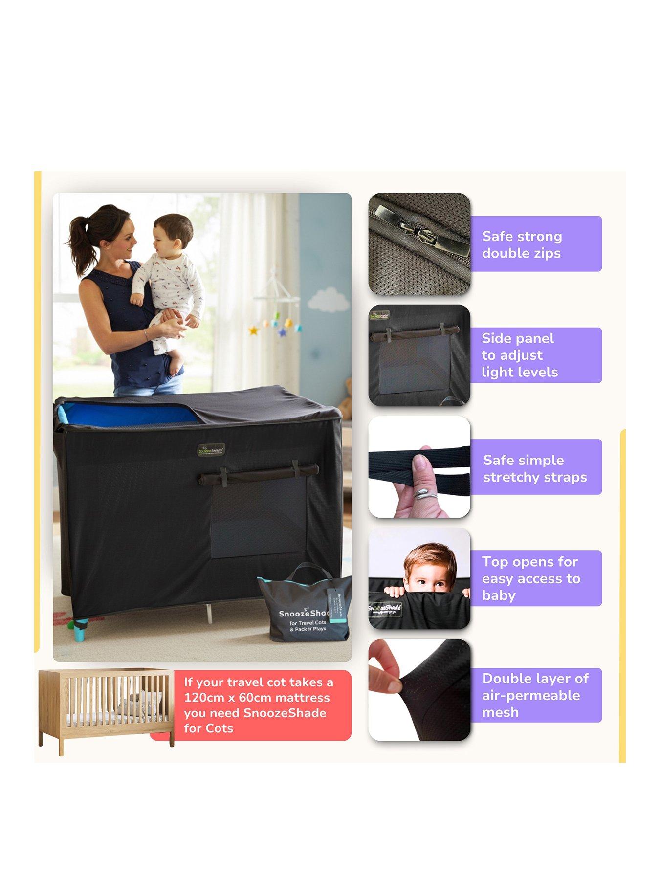 Image 2 of 8 of SnoozeShade for Travel Cots sleep shade
