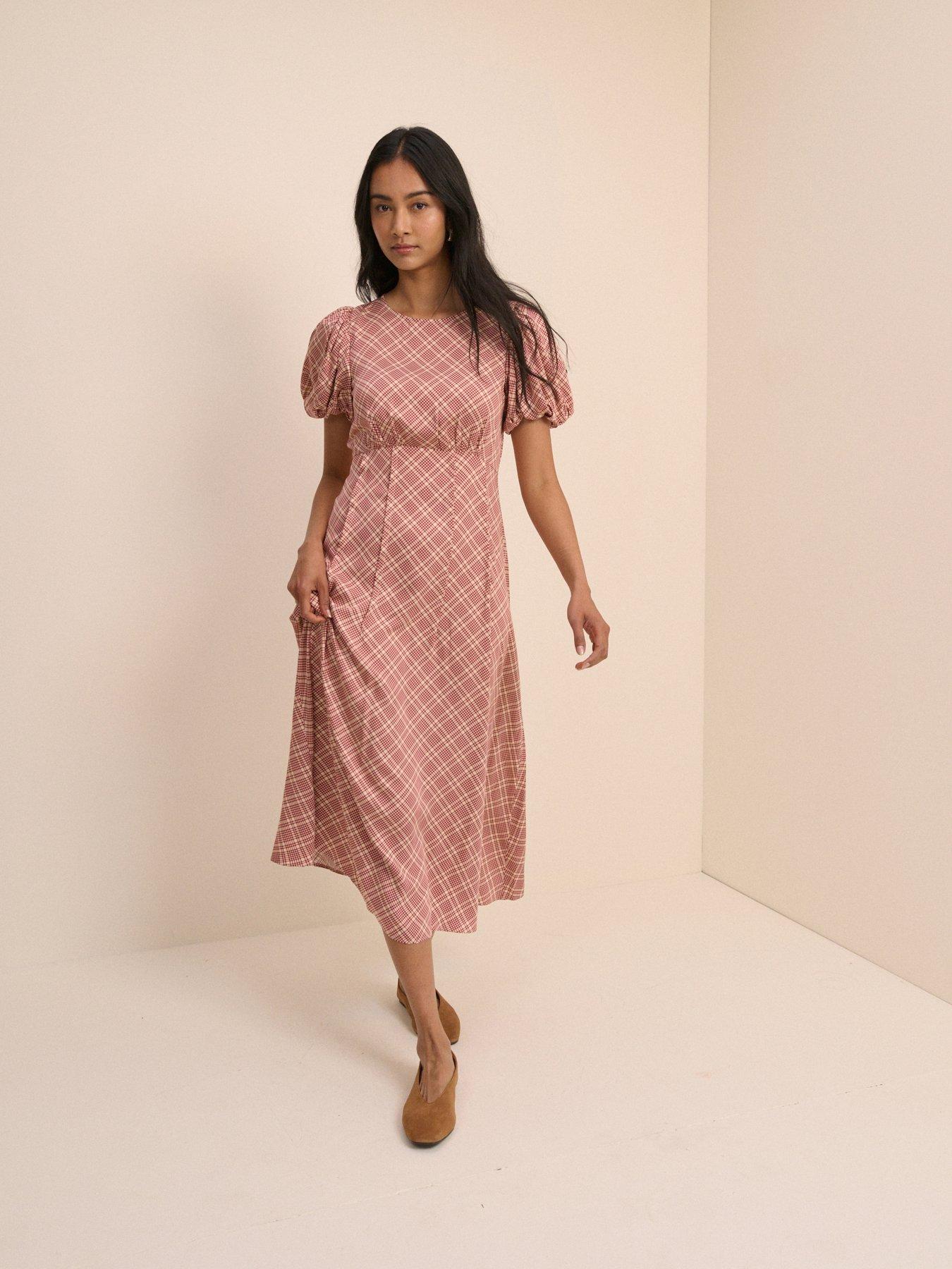 Nobodys Child Quinn Midi Dress, Red, Size 8, Women