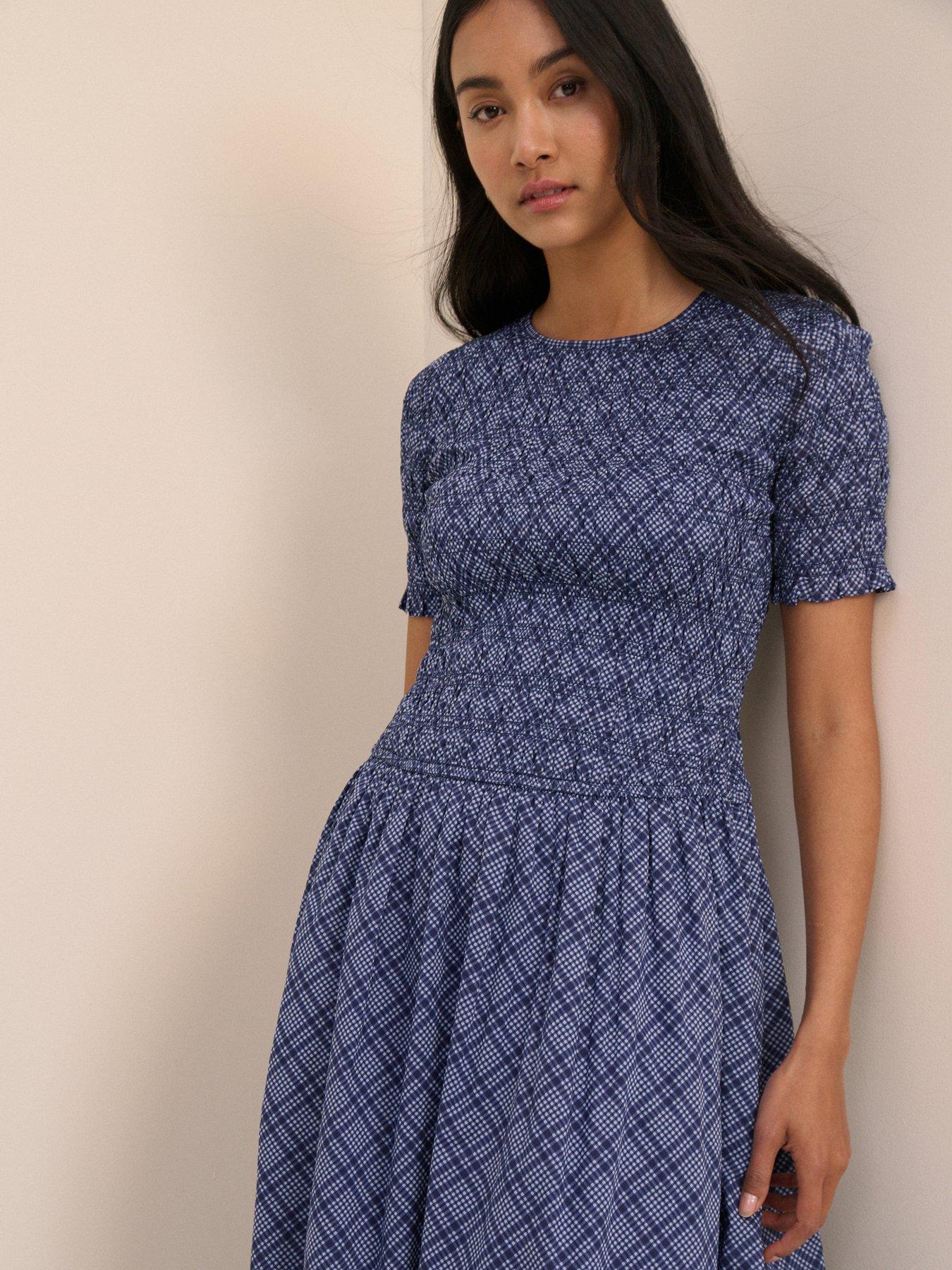 Image 5 of 5 of Nobodys Child Shay Midi Dress - Blue