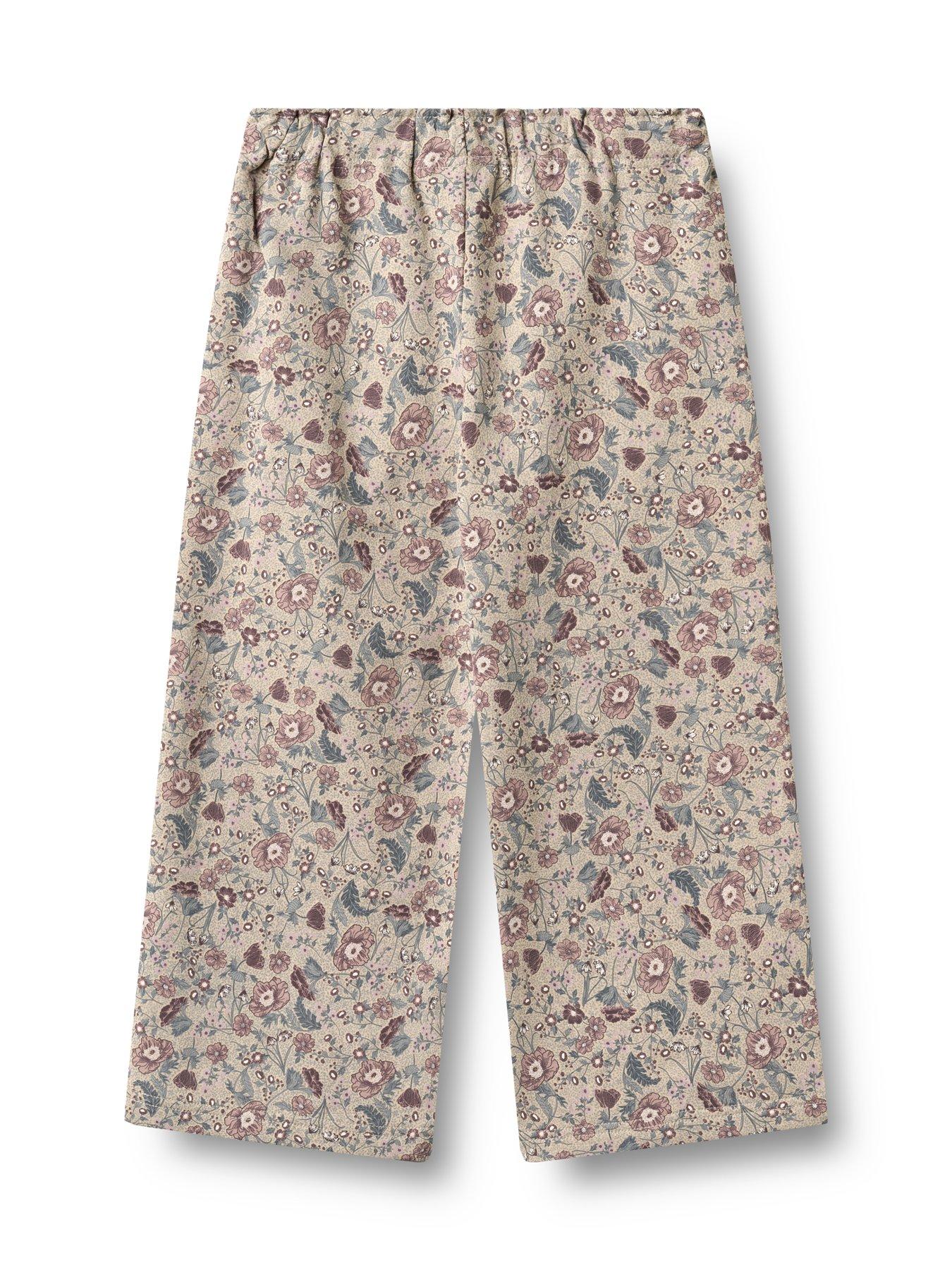 Image 4 of 5 of Wheat Girls Lia 2 Piece Floral Sweat Set - Cream