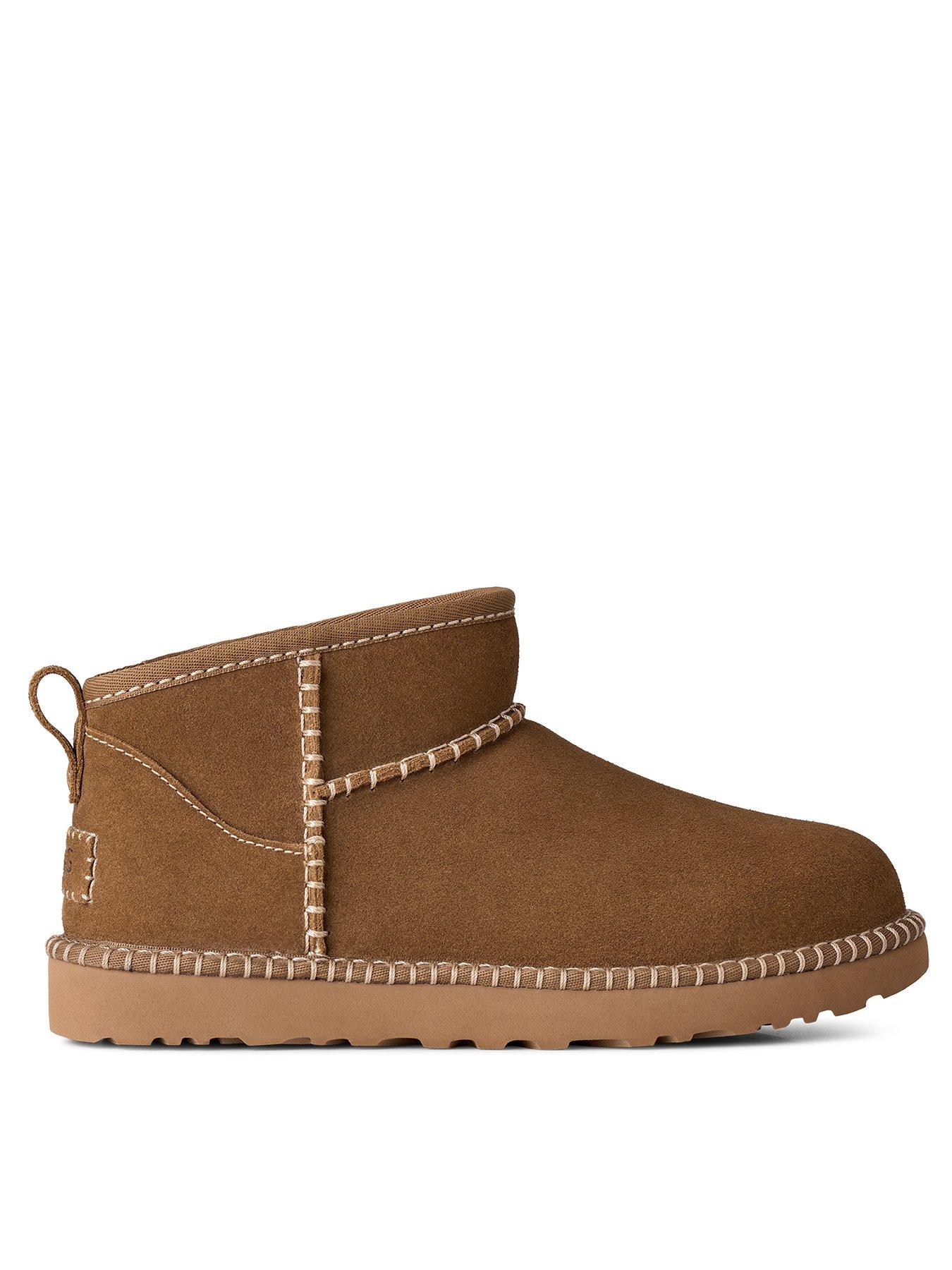 UGG Classic Ultra Mini Botanic Boots -Light Bronze