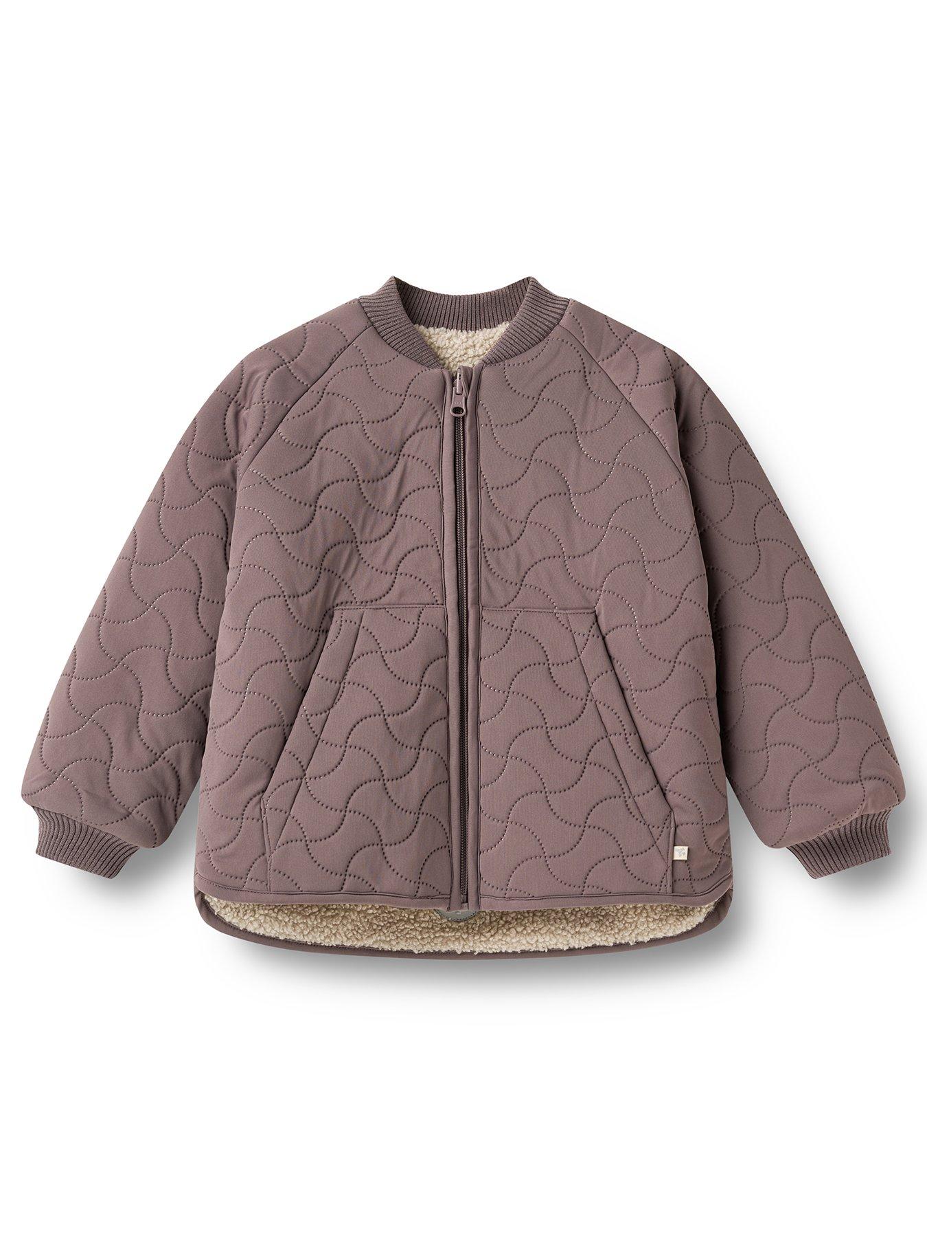 Wheat Girls Reversible Thermo Fleece Jacket - Purple