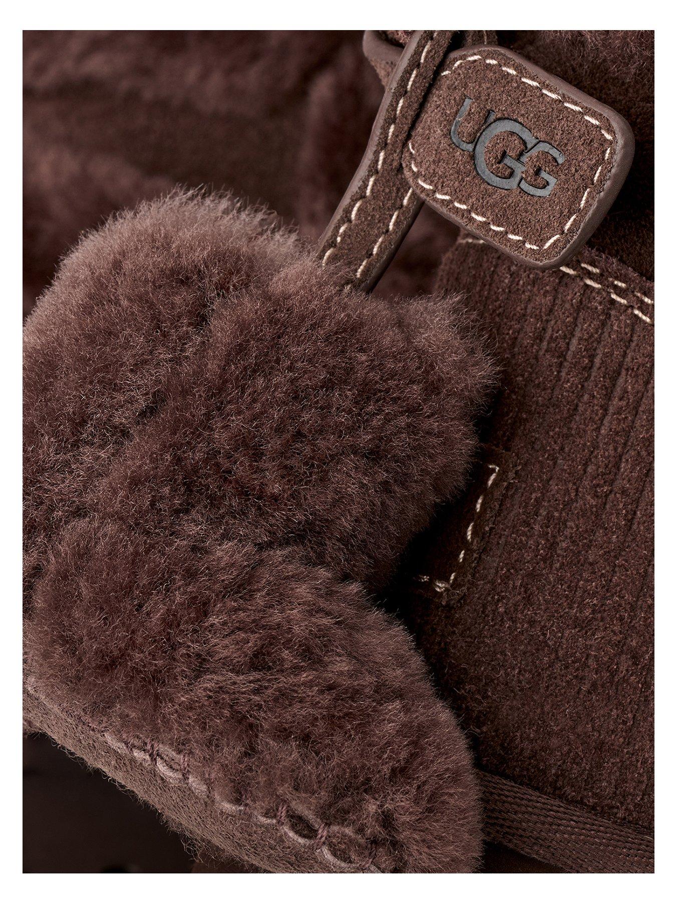 Image 4 of 4 of UGG Womens Classic Mini Heritage Warm Lined Slip-On Boots - Burnt Cedar