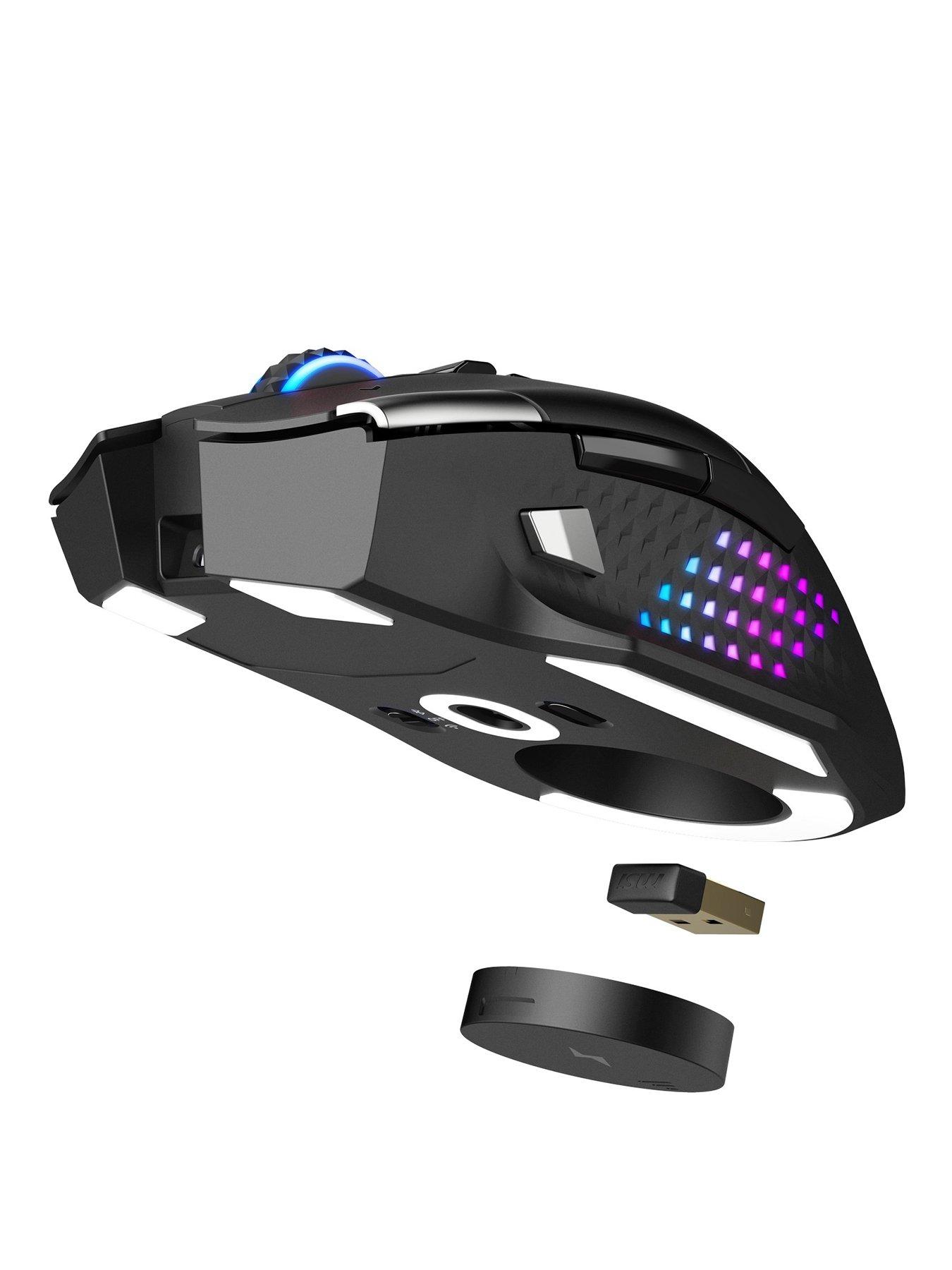 Msi Versa Pro + Dock 26000 Dpi Wireless Rgb Optical Gaming Mouse