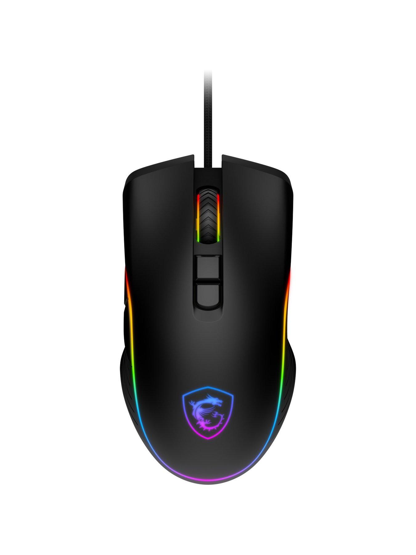 Image 2 of 7 of MSI FORGE GM300 Optical RGB Gaming Mouse - Black