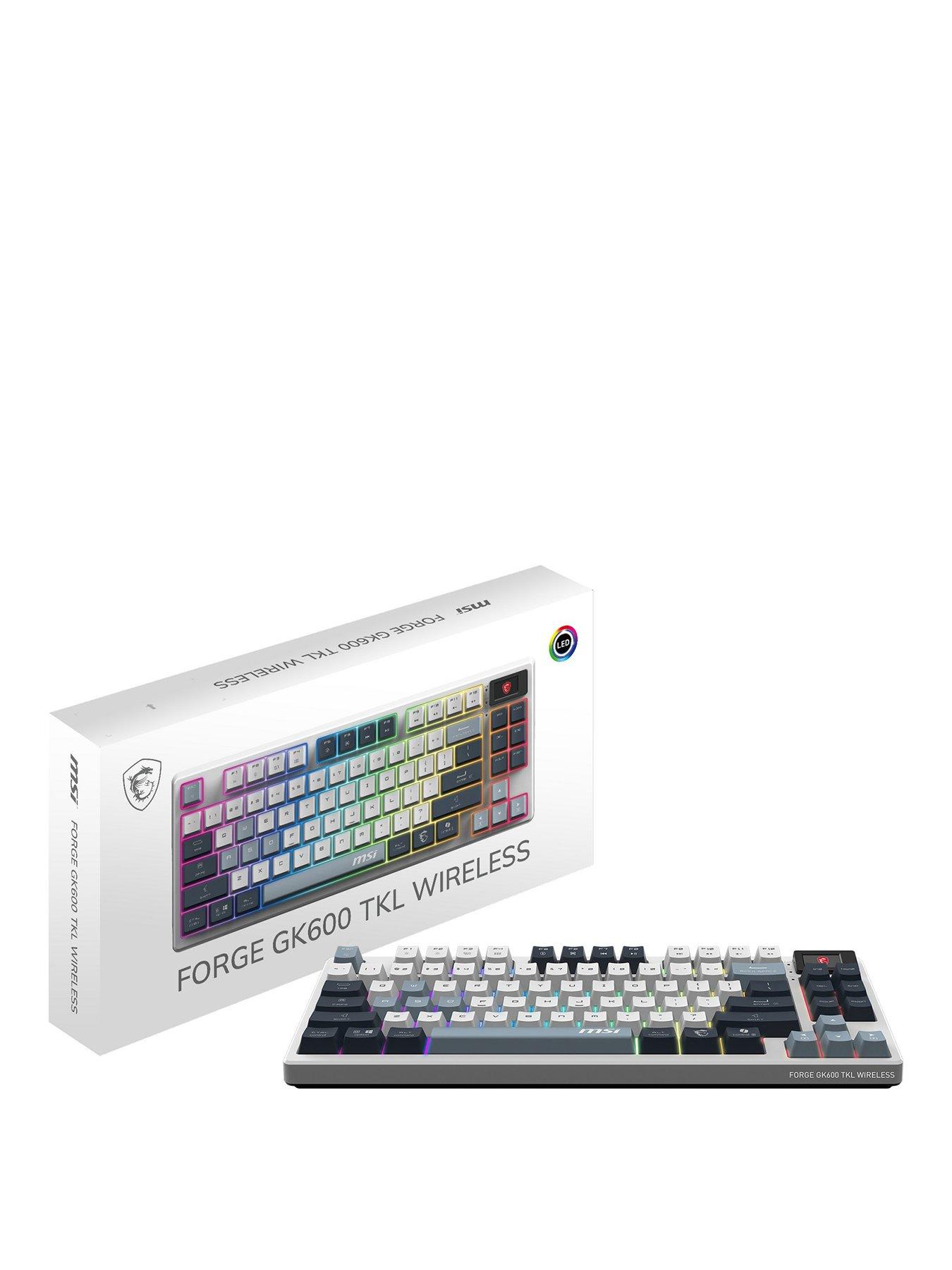Msi Forge Gk600 Tkl Wireless Rgb Mechanical Gaming Keyboard