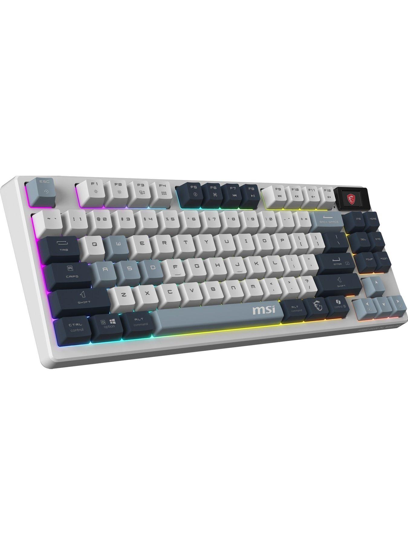 Image 3 of 7 of MSI Forge GK600 TKL Wireless RGB Mechanical Gaming Keyboard - Sky