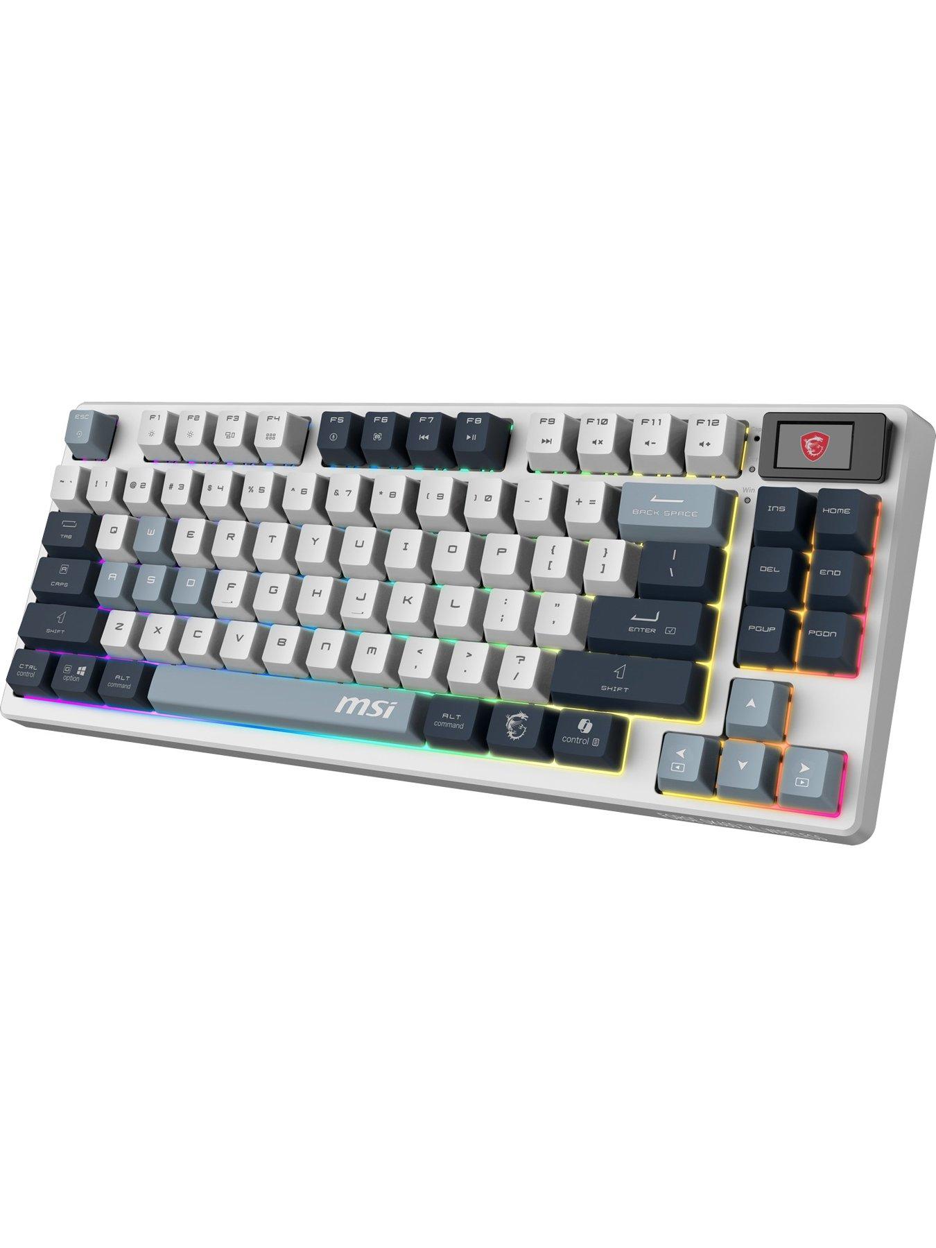 Image 5 of 7 of MSI Forge GK600 TKL Wireless RGB Mechanical Gaming Keyboard - Sky