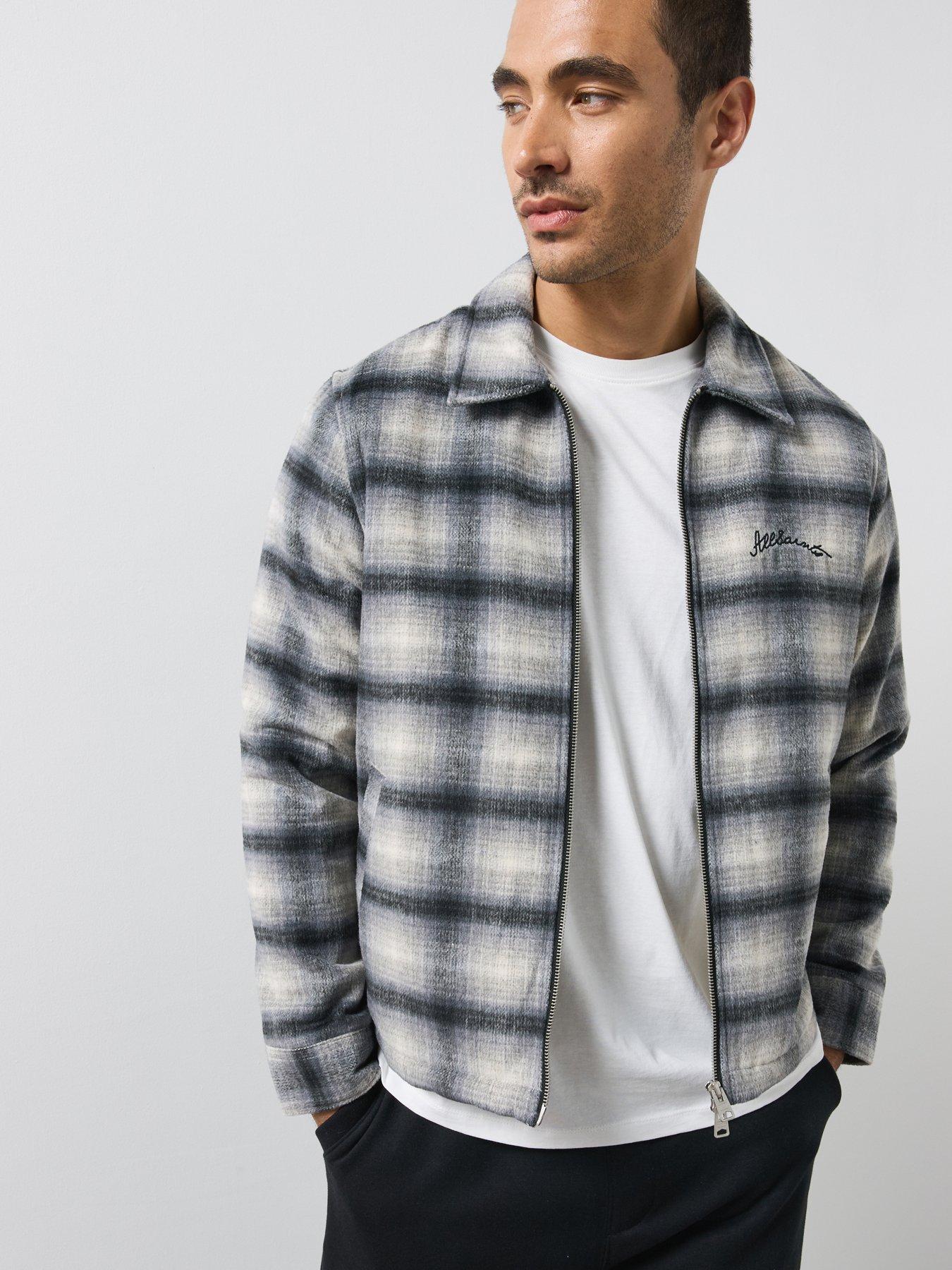 Image 1 of 6 of AllSaints Allsaints Conduct Jacket - Grey