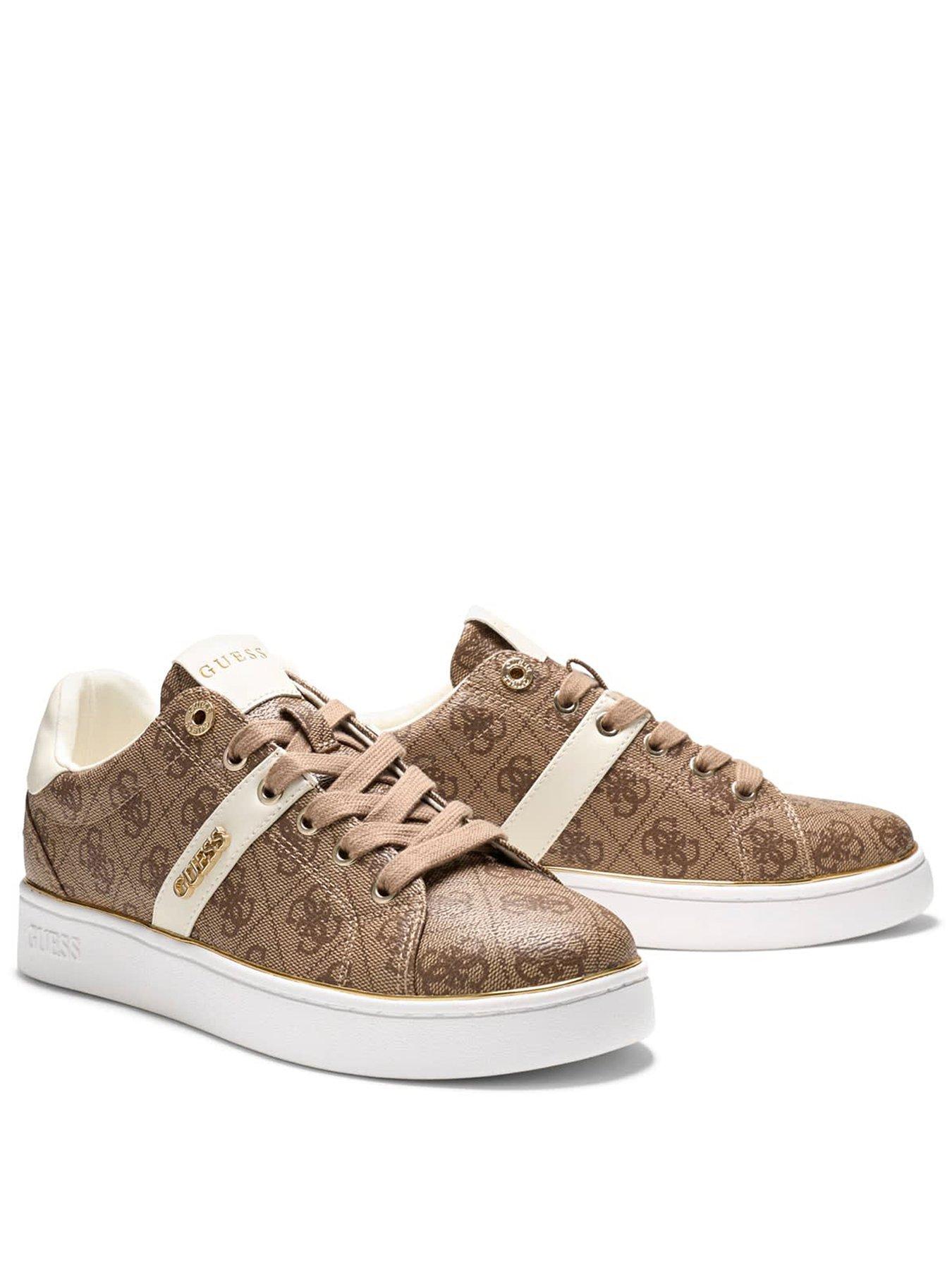 Image 2 of 6 of Guess Britz 4G Logo Sneaker - Beige