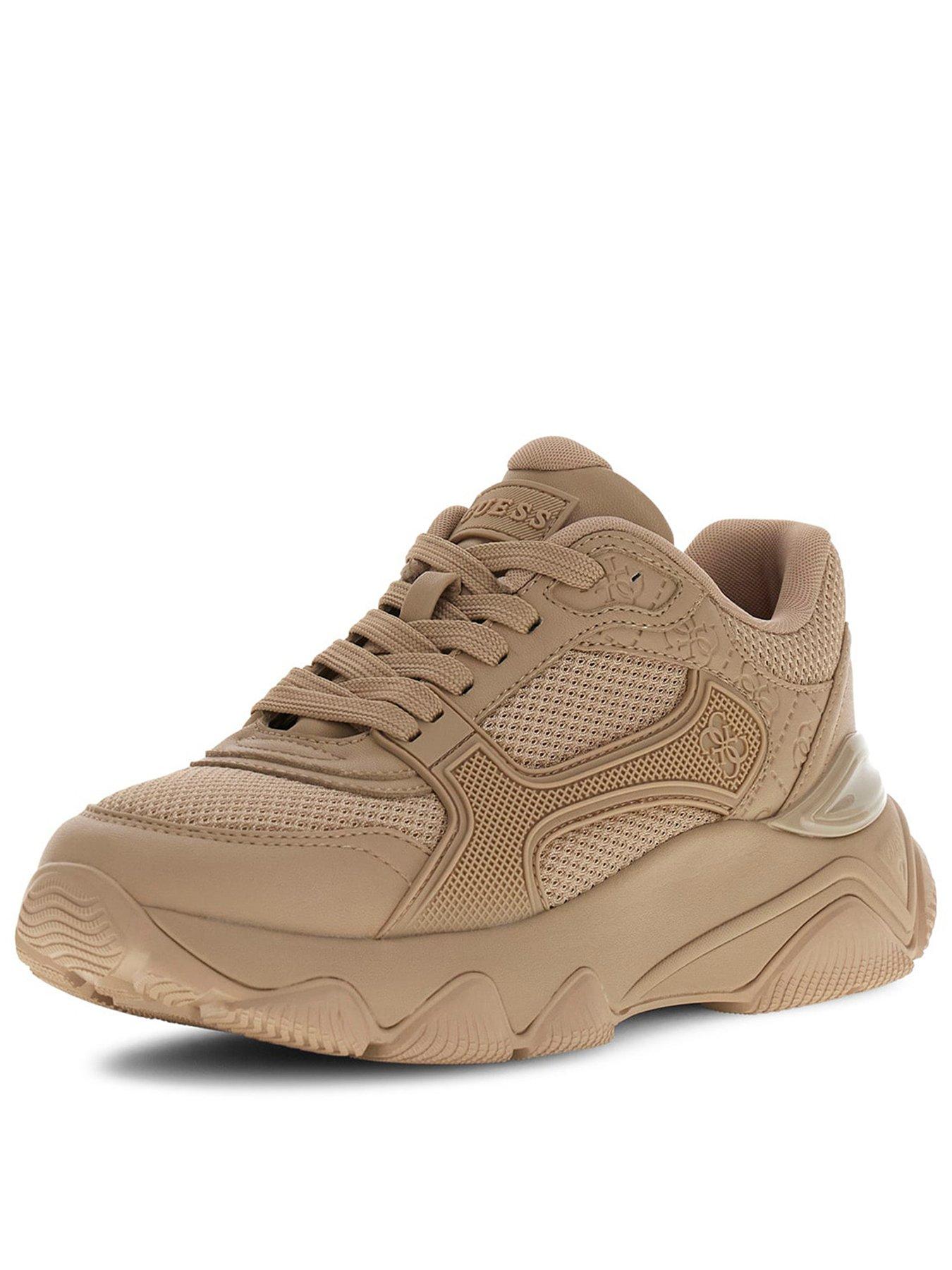Guess Mazzy Trainer, Nude, Size 8, Women