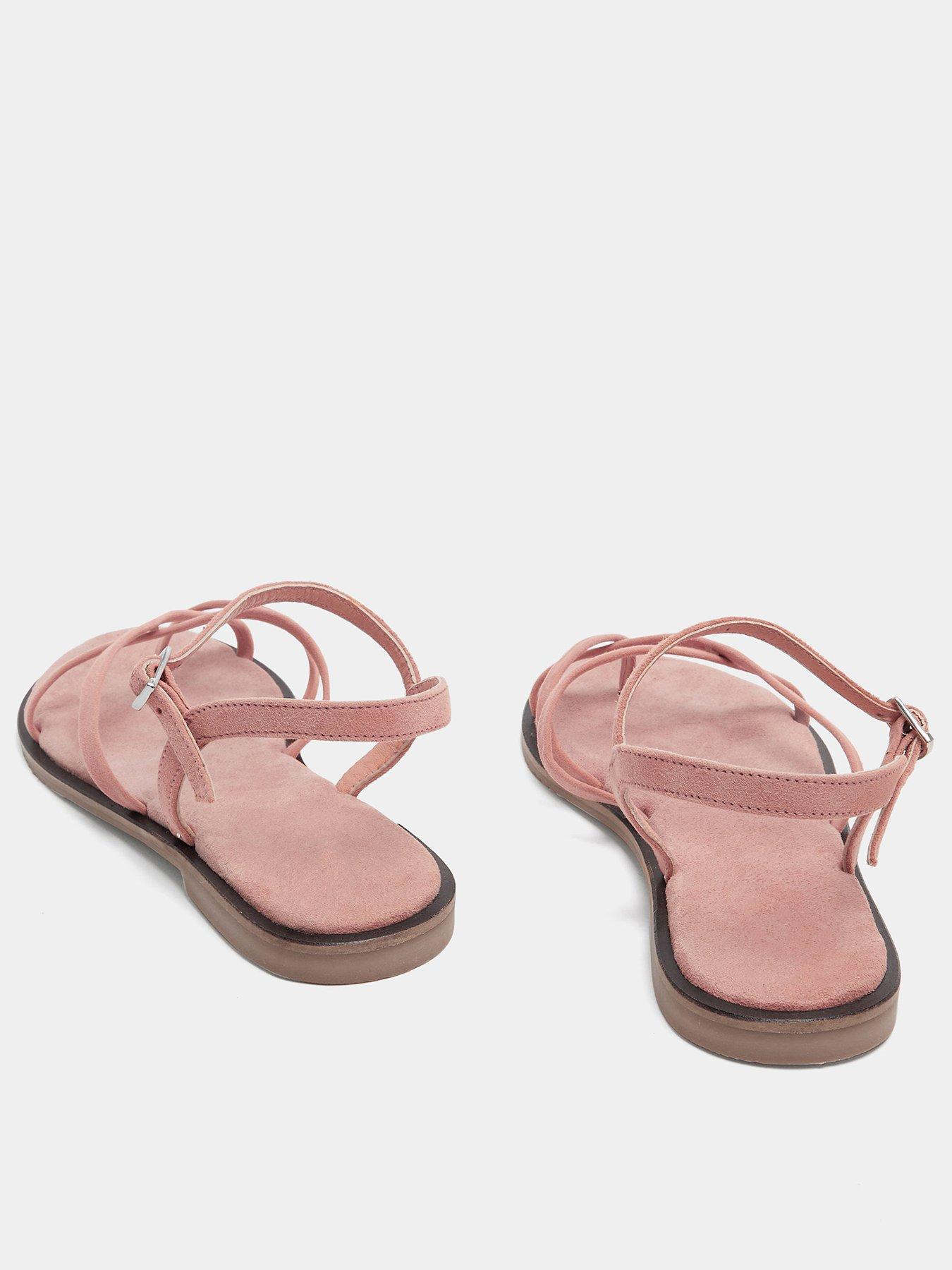Image 3 of 4 of Long Tall Sally Skinny Strap Loop Sandal - Pink
