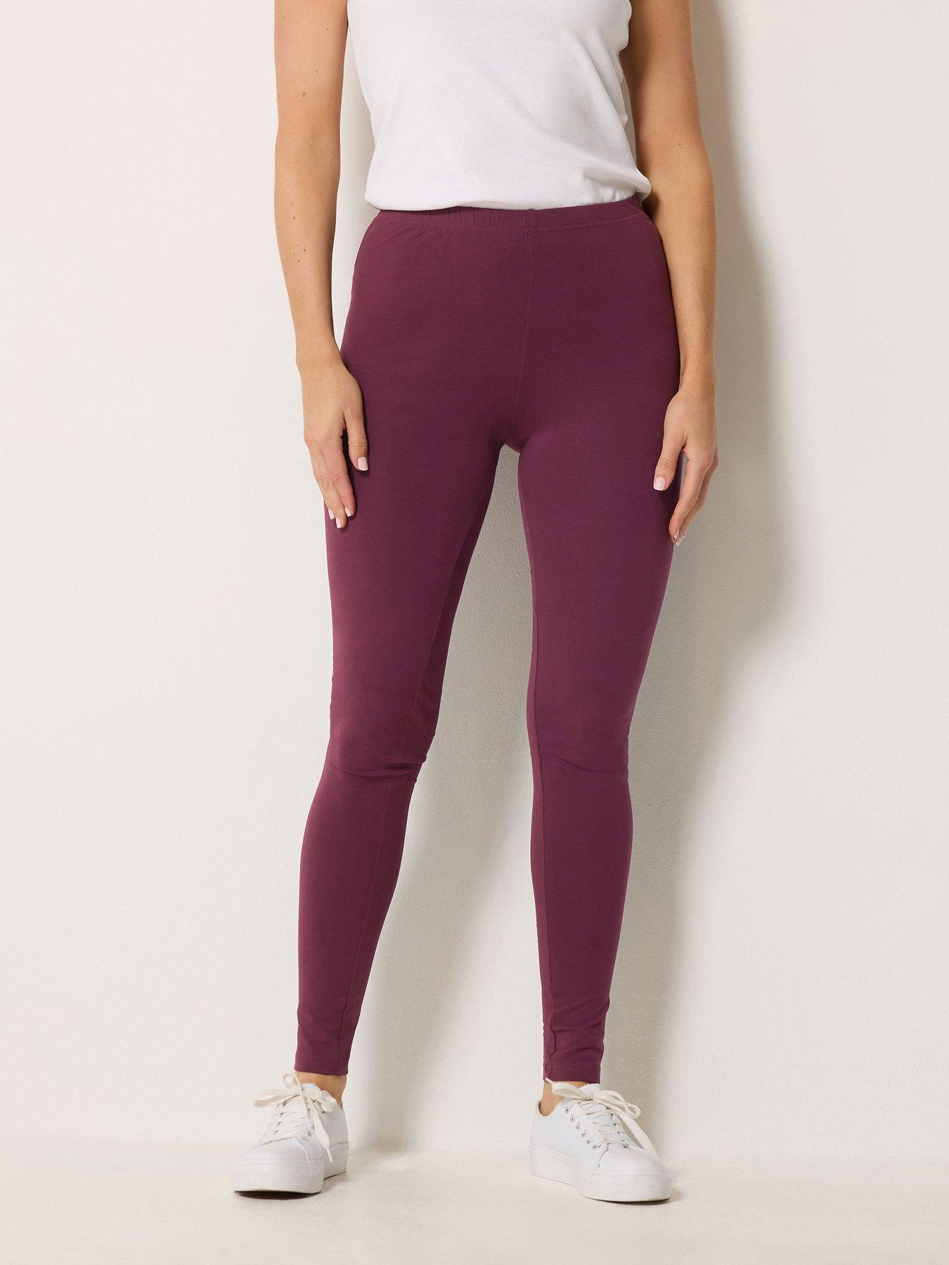 Long Tall Sally Cherry Leggings 34" - Red