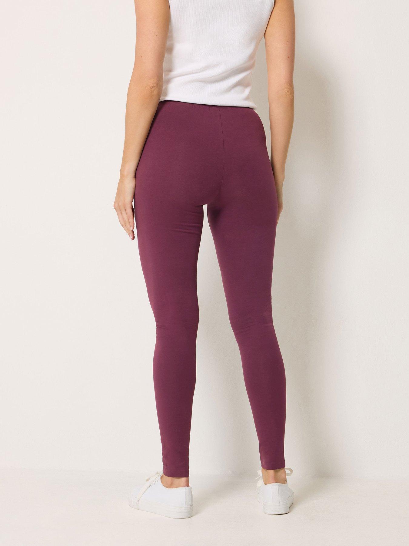 Image 2 of 4 of Long Tall Sally Cherry Leggings 34" - Red
