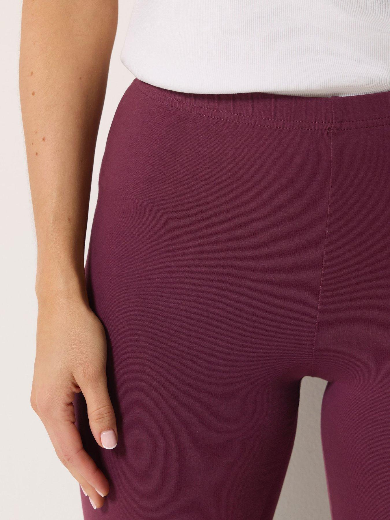 Image 4 of 4 of Long Tall Sally Cherry Leggings 34" - Red